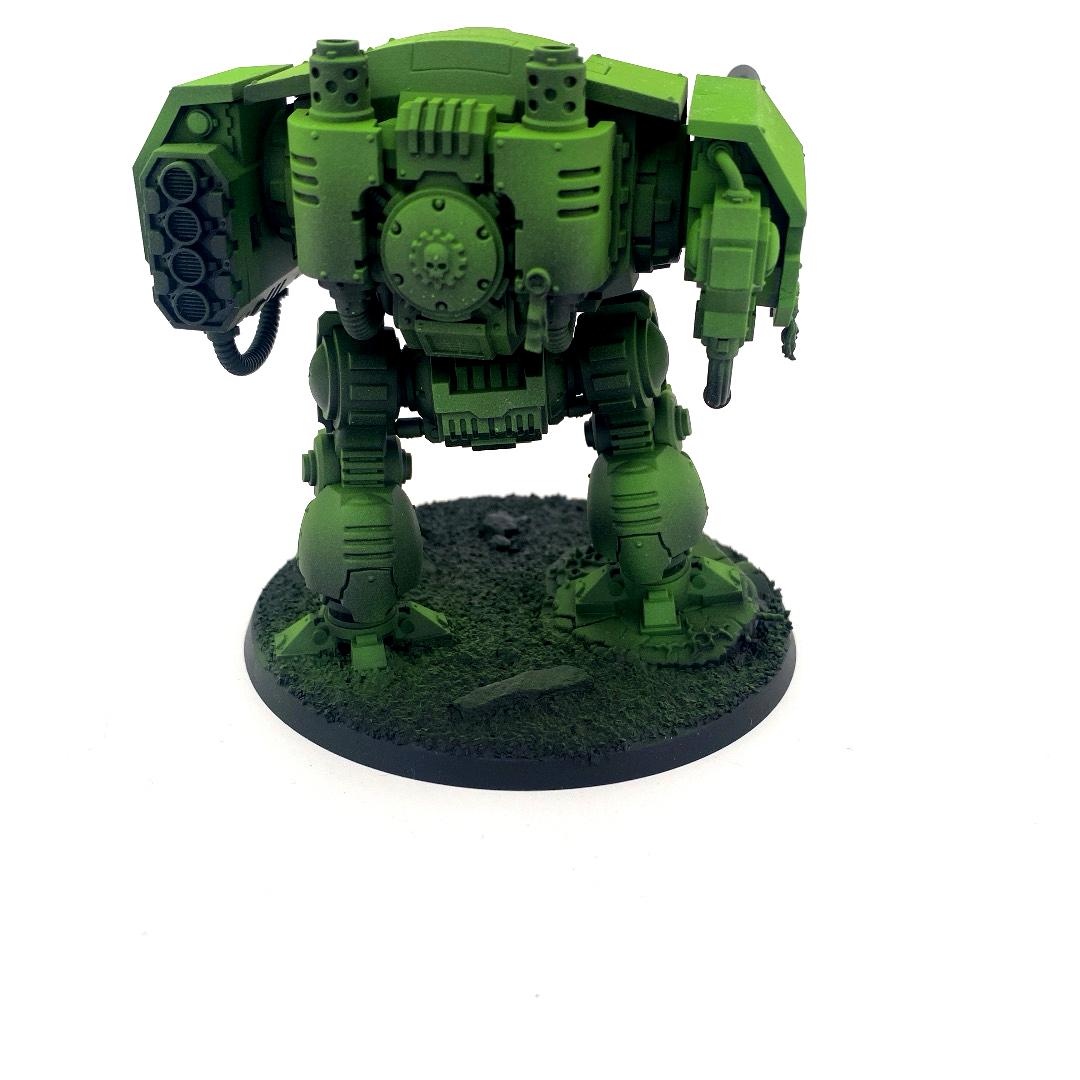 Airbrush, Balistus Dreadnought, Green, Leviathan, Sons Of Medusa, Space Marines