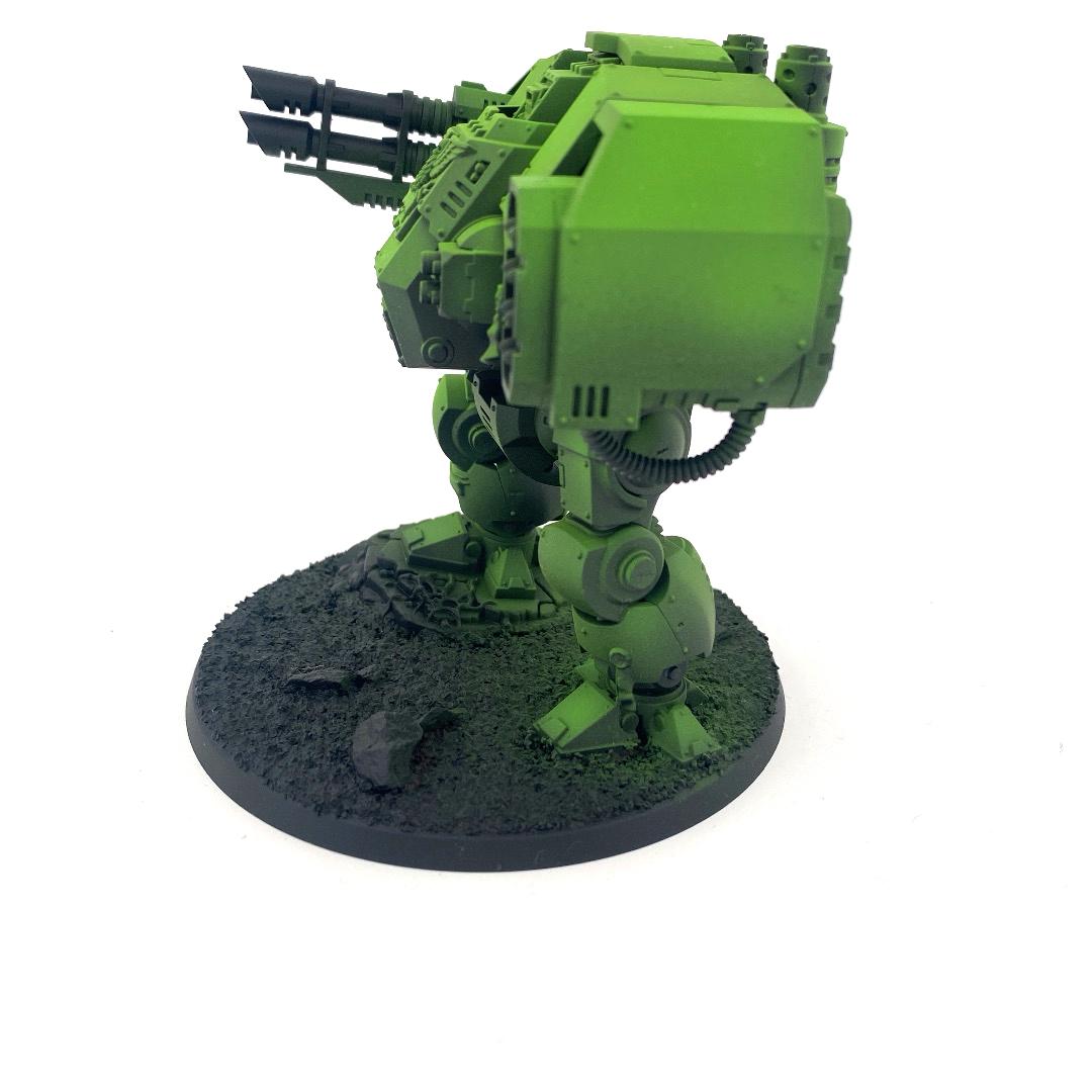 Airbrush, Balistus Dreadnought, Green, Leviathan, Sons Of Medusa, Space Marines