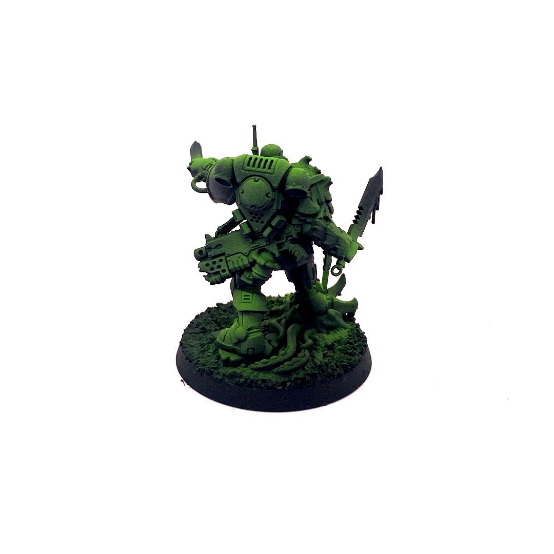 Airbrush, Green, Leviathan, Lieutenant, Sons Of Medusa, Space Marines