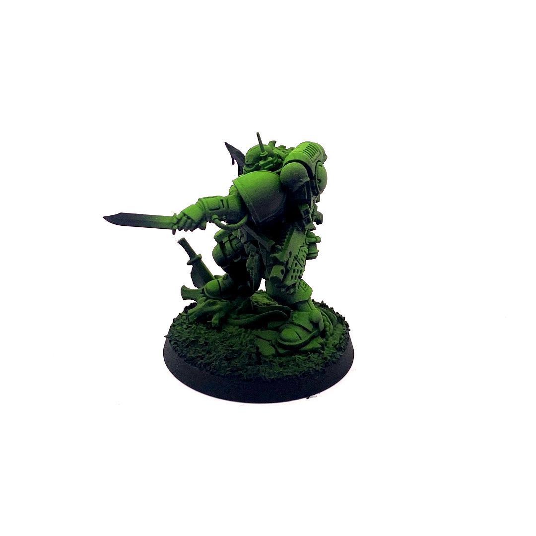 Airbrush, Green, Leviathan, Lieutenant, Sons Of Medusa, Space Marines