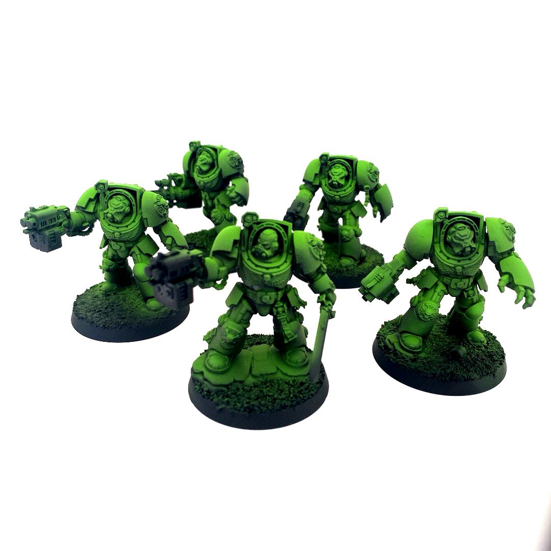 Airbrush, Green, Leviathan, Sons Of Medusa, Space Marines, Terminator Armor