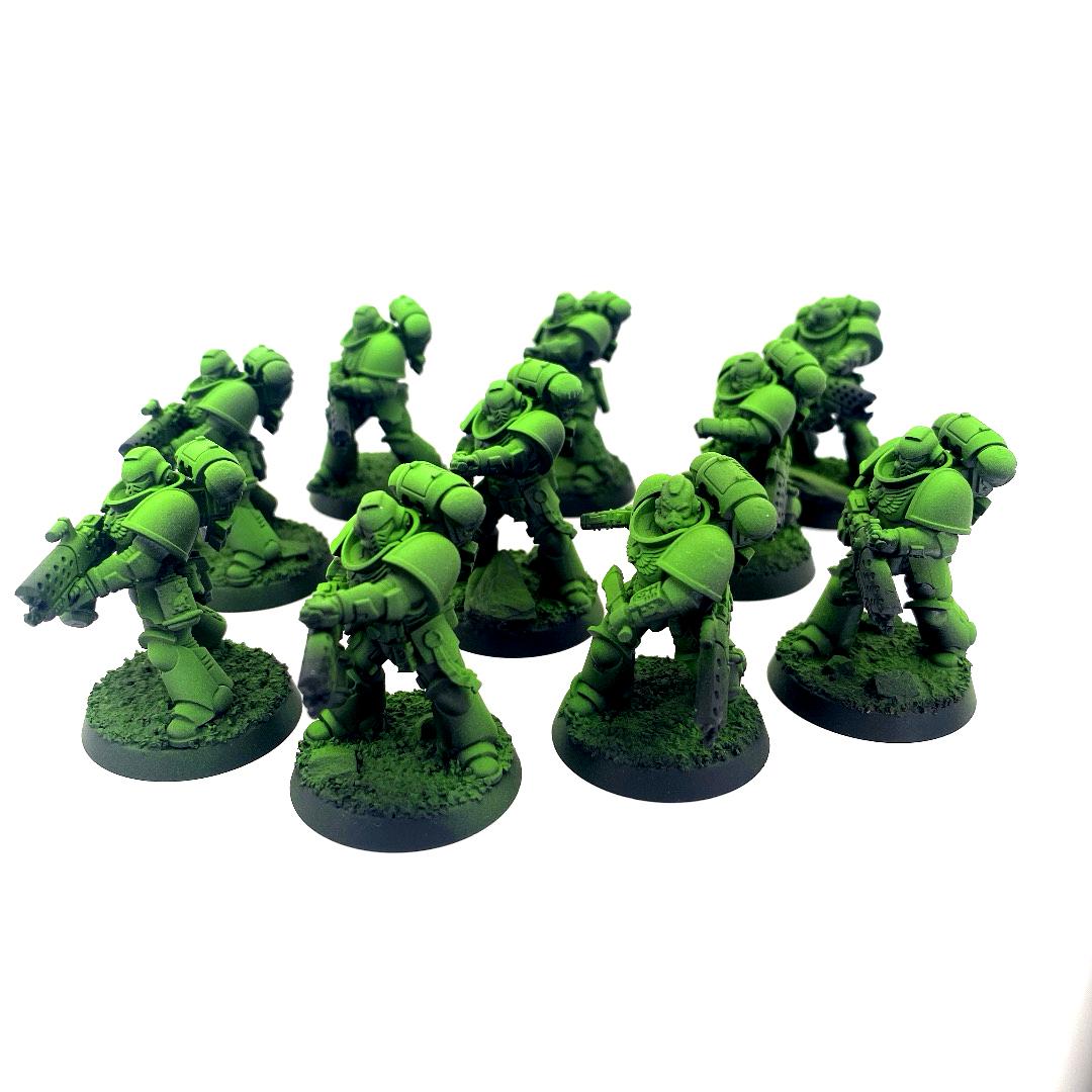 Airbrush, Green, Infernus Squad, Leviathan, Sons Of Medusa, Space Marines