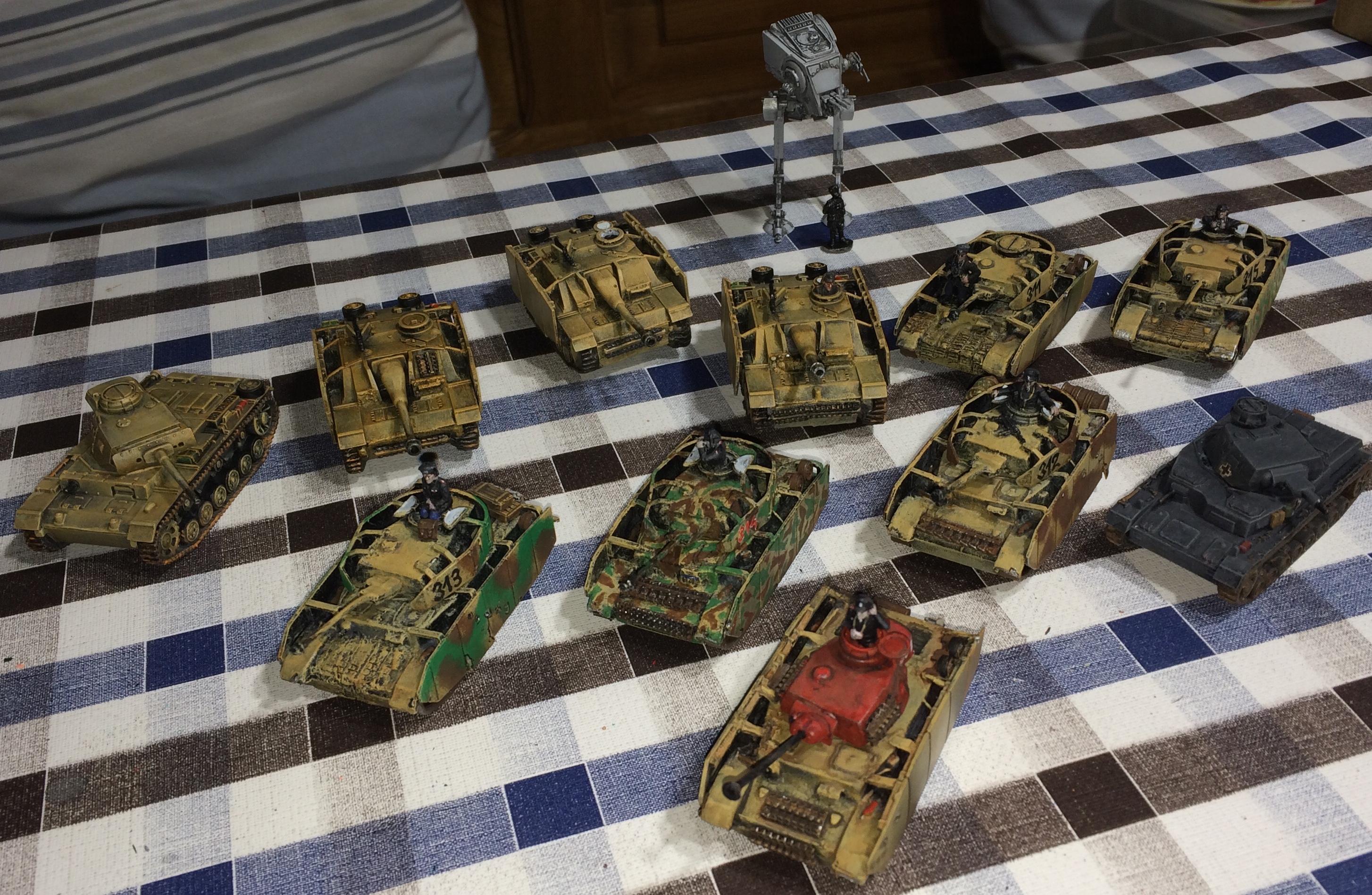Flames Of War, Germans, Panzer 3, Stug, Stuh, Tank
