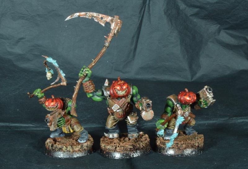 Halloween, Heads, Orks, Pumpkin