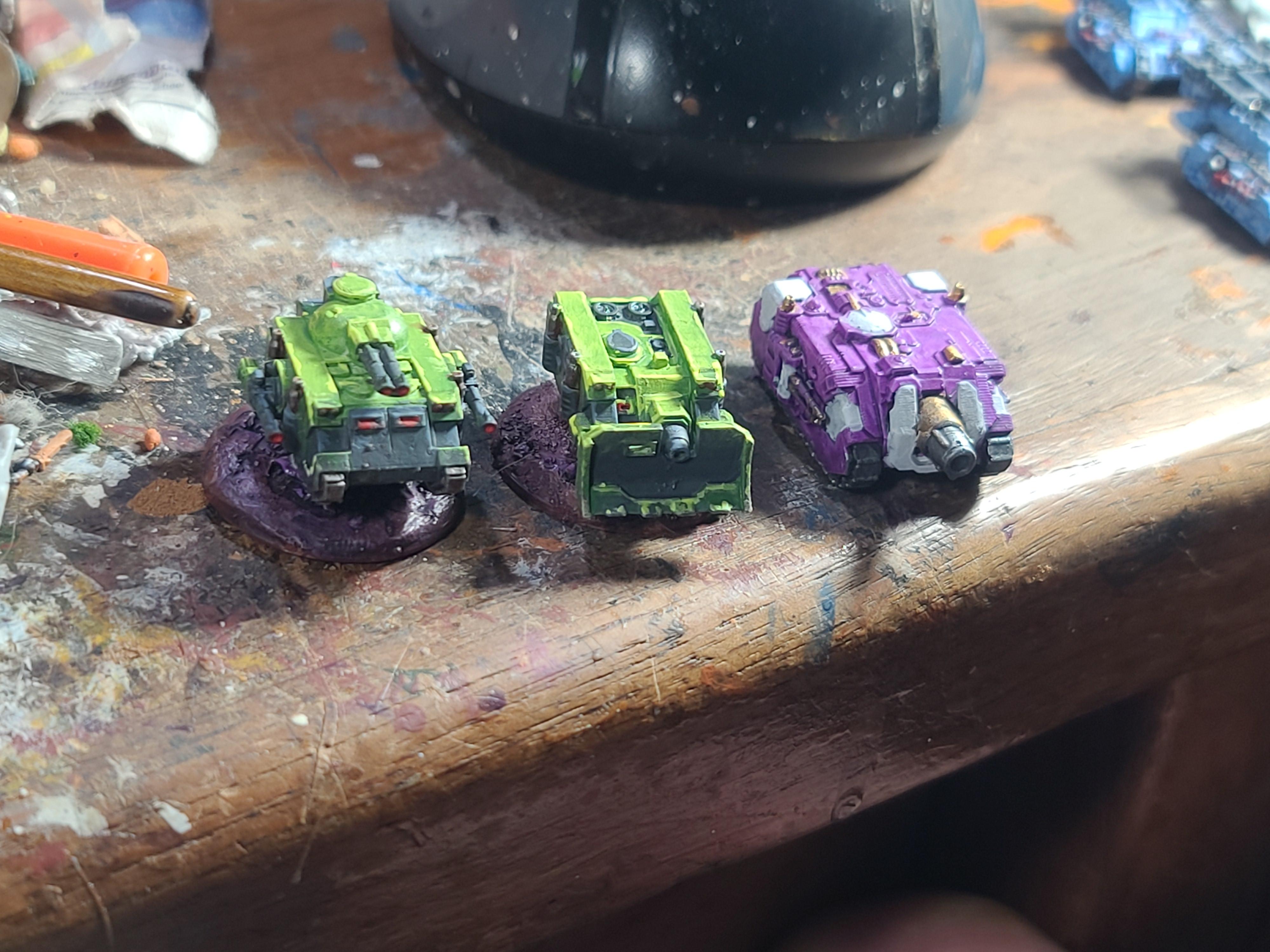 3d Printed, 6mm, Emperor's Children, Epic, Metal Oak Casting, Predator, Salamanders, Space Marines, Vindicator, Warhammer 40,000
