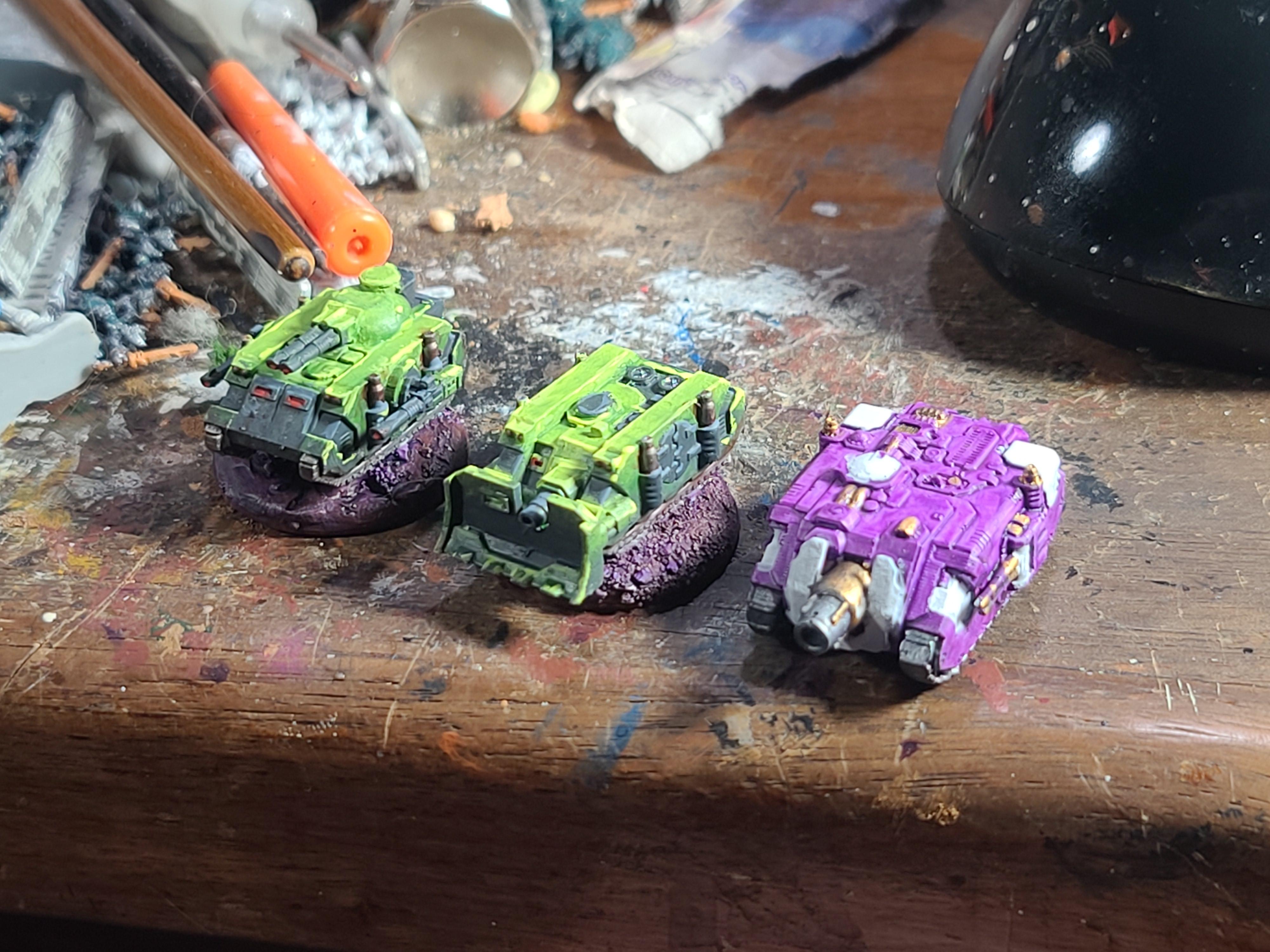 3d Printed, 6mm, Emperor's Children, Epic, Metal Oak Casting, Predator, Salamanders, Space Marines, Vindicator, Warhammer 40,000