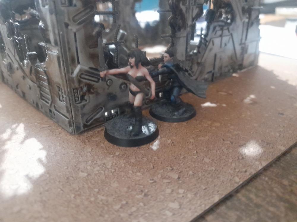 Adelana Helgen, Adventure Miniature Gaming, Attelus Kaltos, Battle, Dellenger, Elandriq, Five Parsecs From Home, Fun, Fun Times, Jeurat Garrakson, Marcel Torris, Minis, Science-fiction, Skirmish