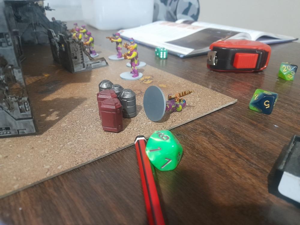 Adelana Helgen, Adventure Miniature Gaming, Attelus Kaltos, Battle, Dellenger, Elandriq, Five Parsecs From Home, Fun, Fun Times, Jeurat Garrakson, Marcel Torris, Minis, Science-fiction, Skirmish