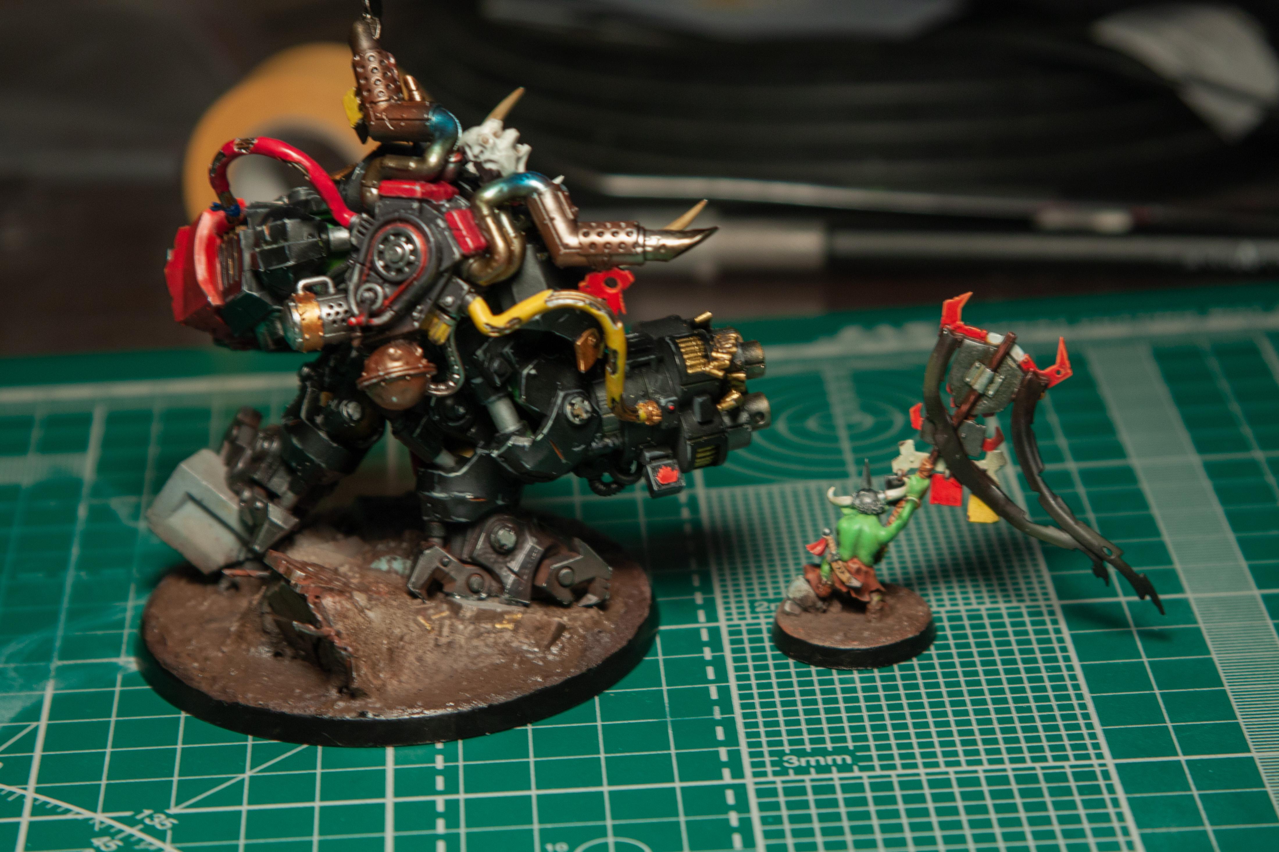 Big Boss, Choppa, Ghazghkull Thraka, Makari, Orks, Warhammer 40,000