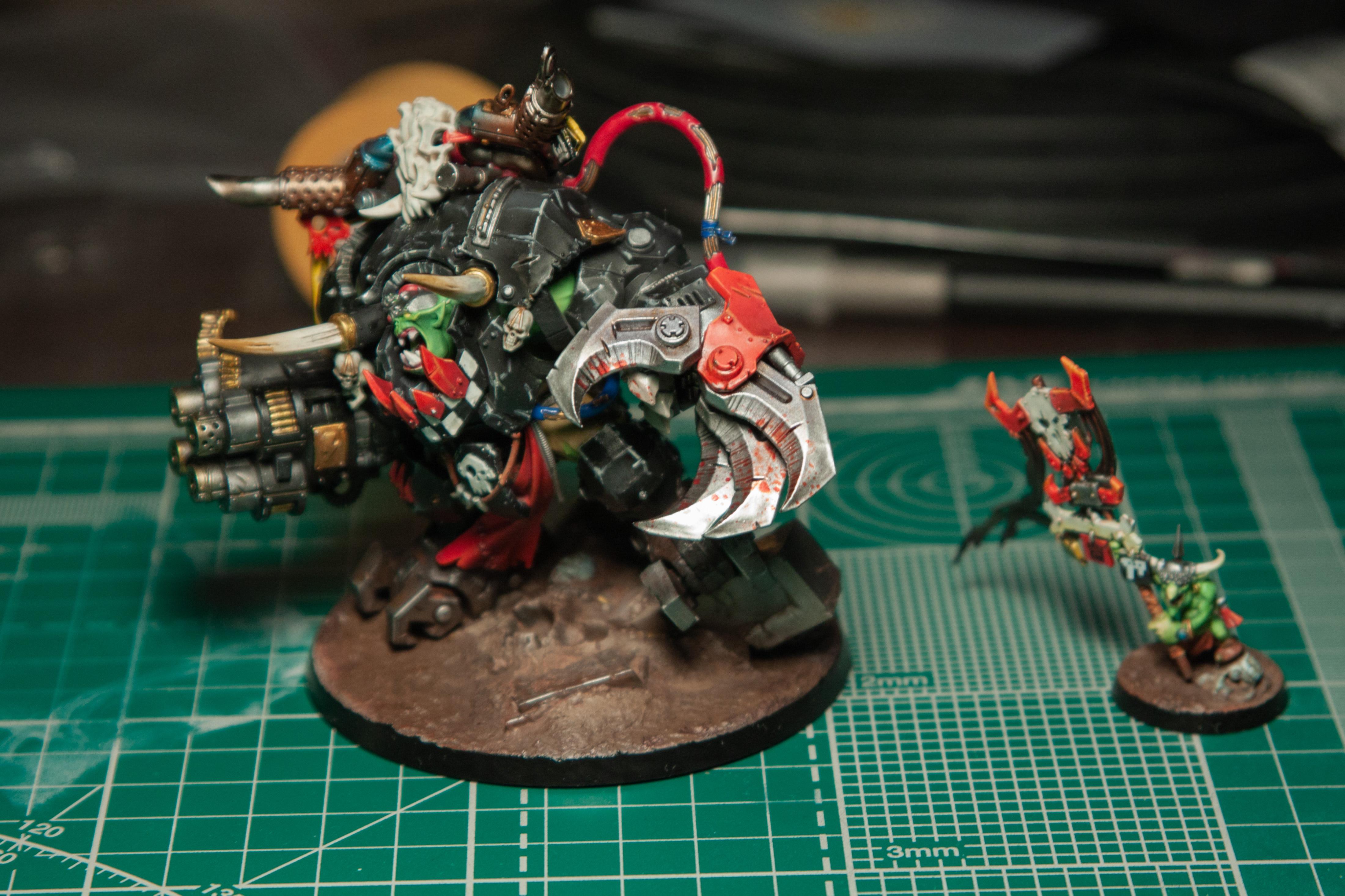 Big Boss, Choppa, Ghazghkull Thraka, Makari, Orks, Warhammer 40,000
