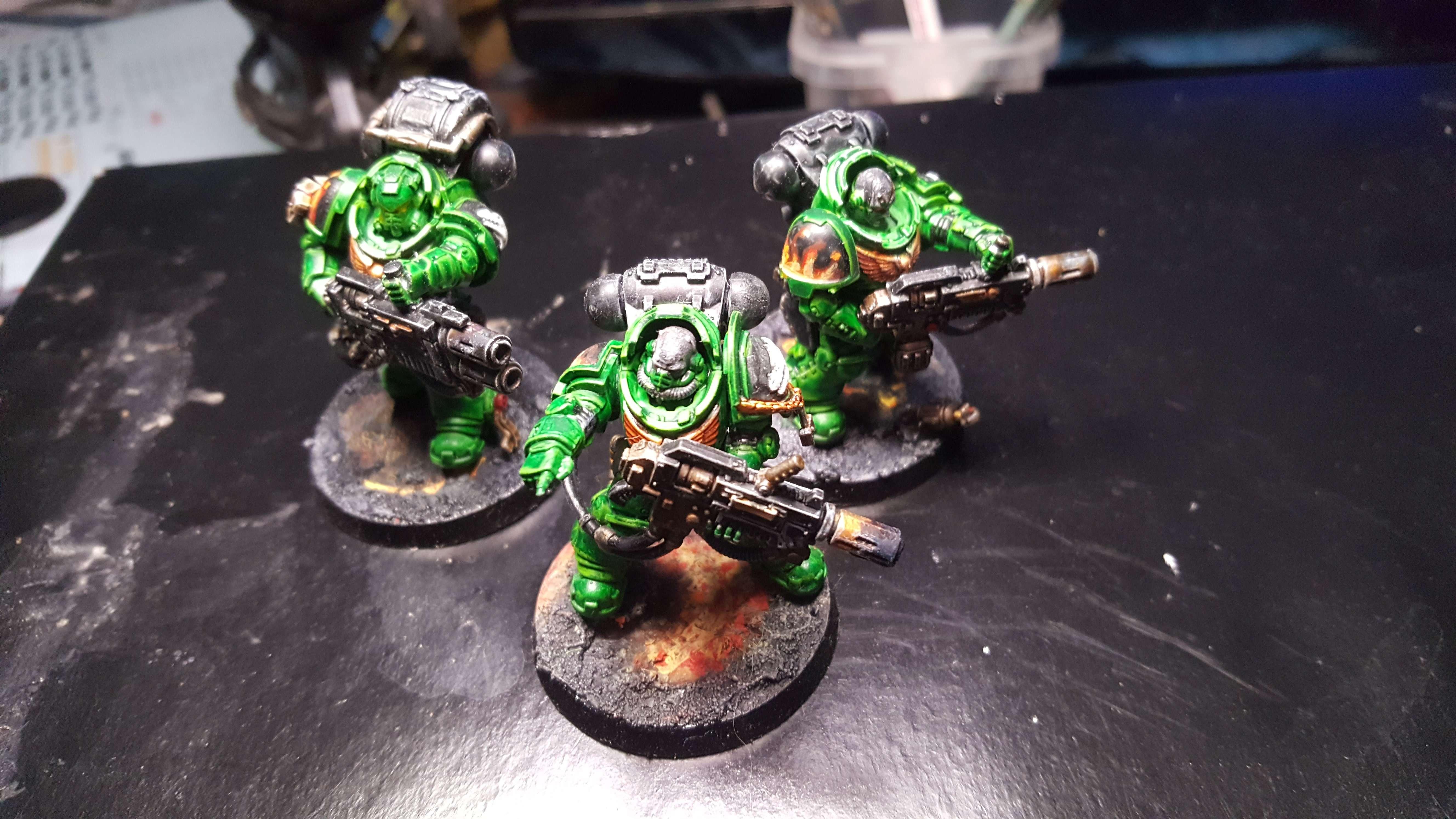 Astartes, Primaris, Salamanders, Space Marines