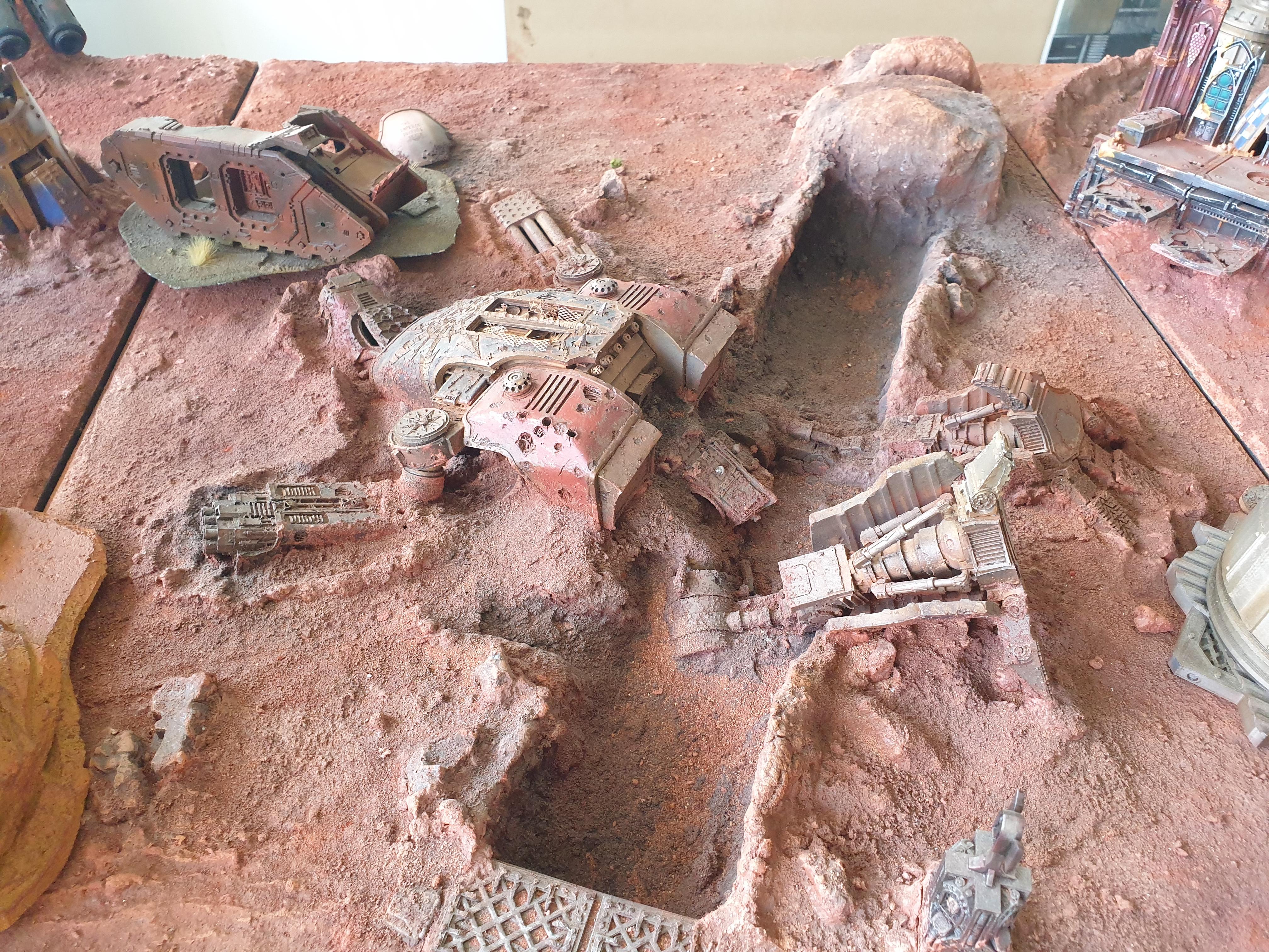 Expensive, Game Table, Reaver, Terrain, Titan, Warhound, Warlord