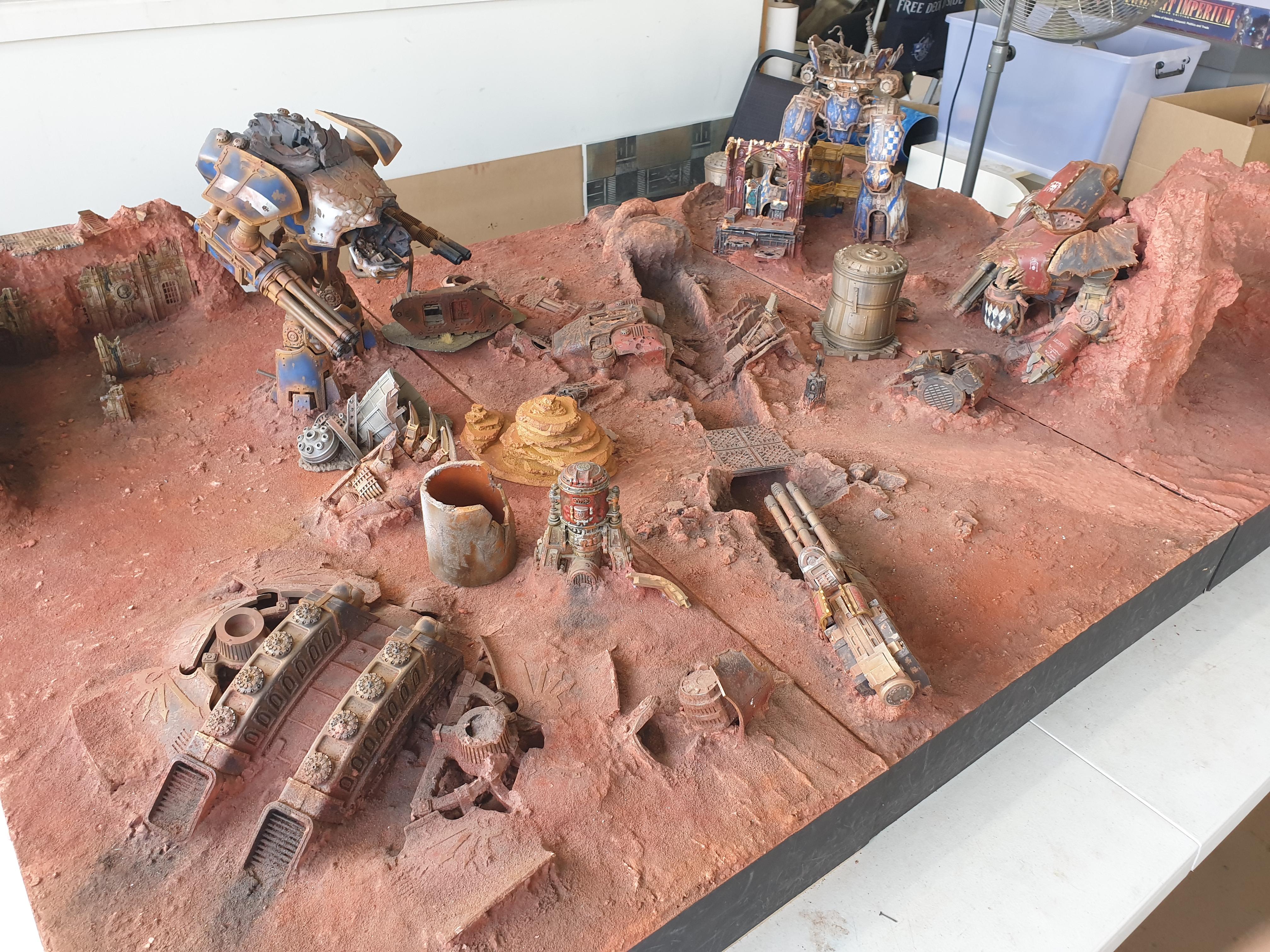 Expensive, Game Table, Reaver, Terrain, Titan, Warhound, Warlord