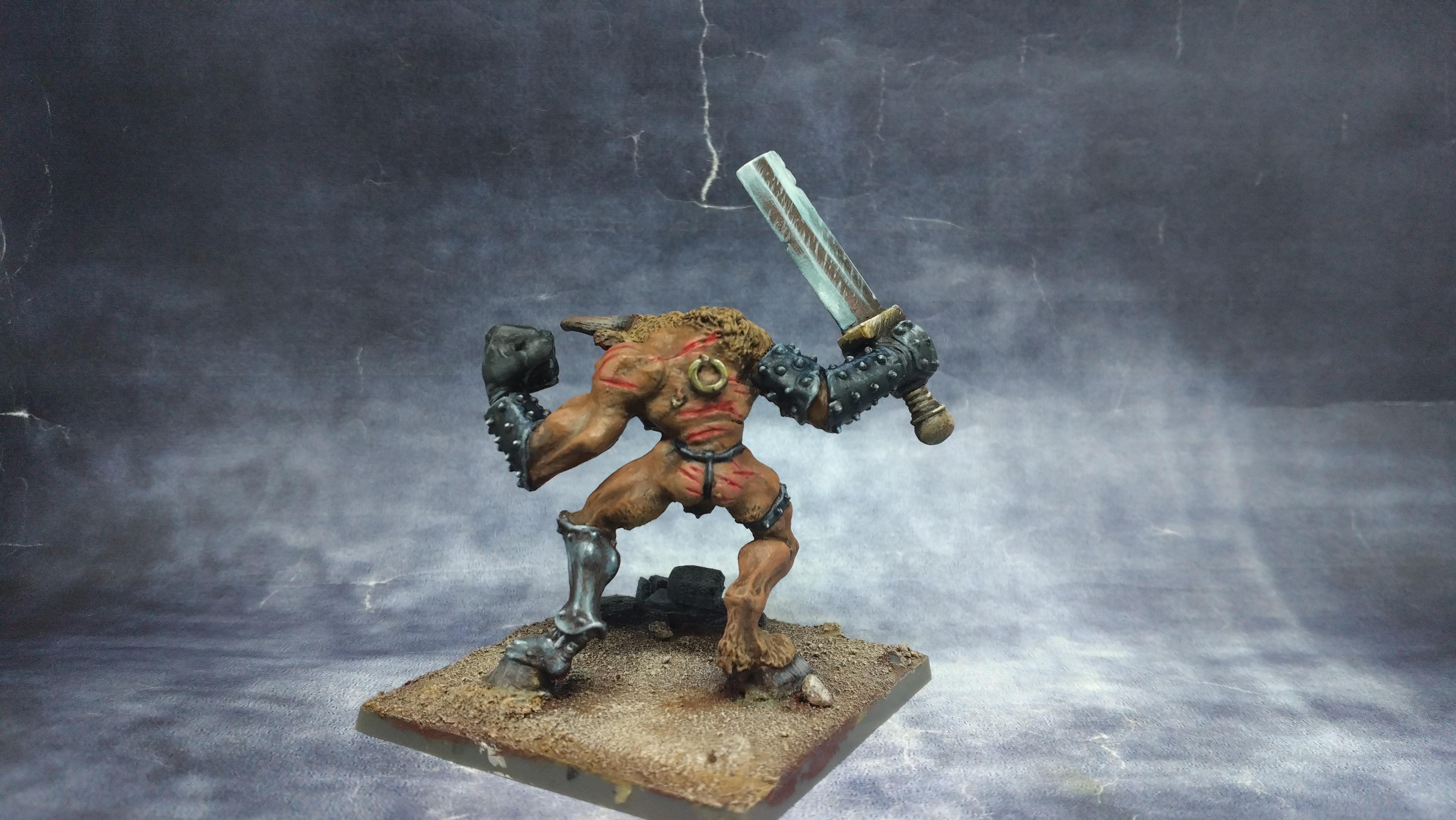 Chaos, Citadel, Minotaur, November 2023, Oldhammer, Work In Progress