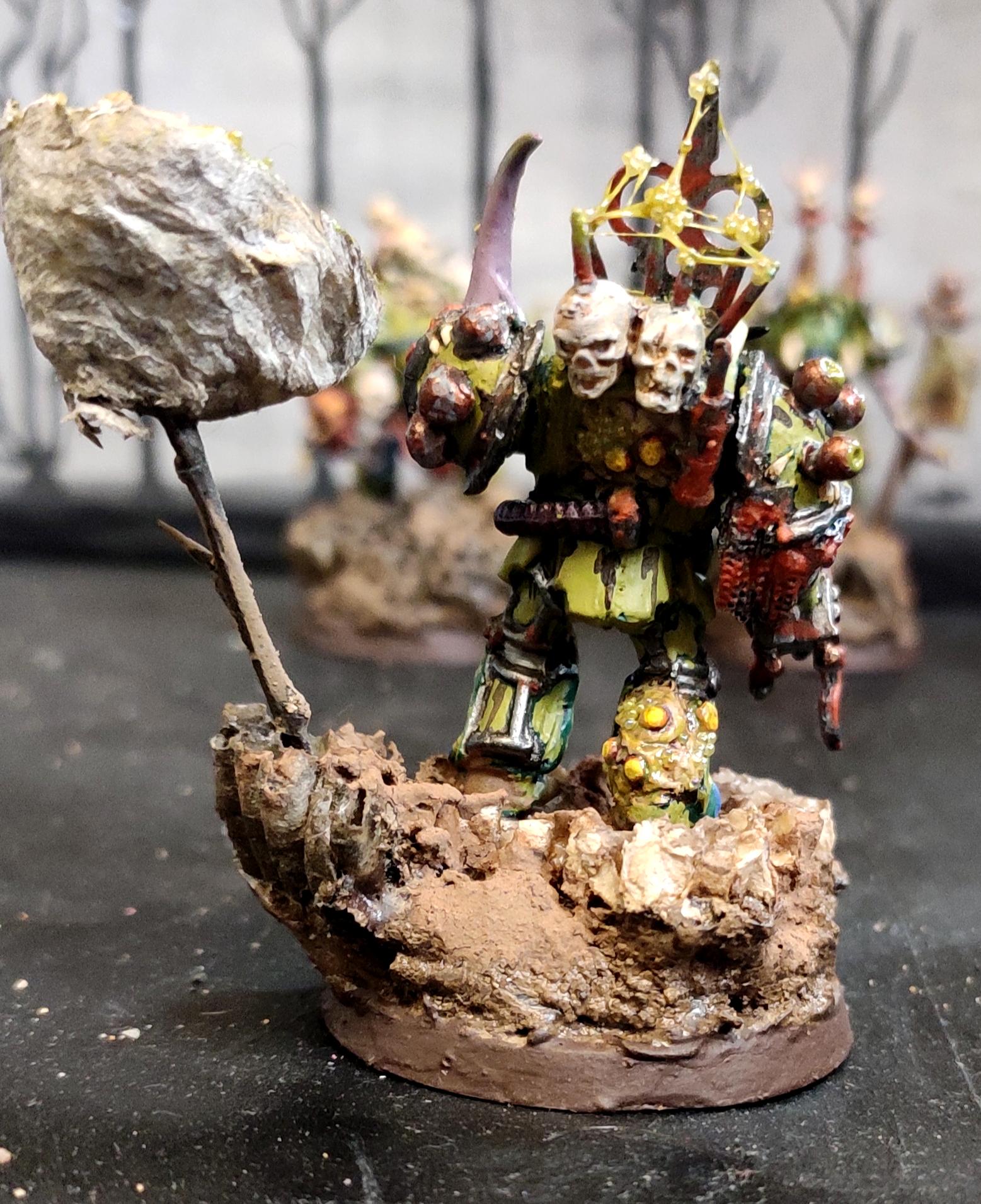 Blight, Casting, Chaos, Chaos Space Marines, Conversion, Death Guard, Decay, Disease, Glottkin, Heresy, Heretic Astartes, Infantry, Nurgle, Pestilence, Plague, Plague Marines, Rot, Rust, Sculpting, Tentacle, Terminator Armor, Traitor Legions, Warhammer 40,000, Wasp Nest