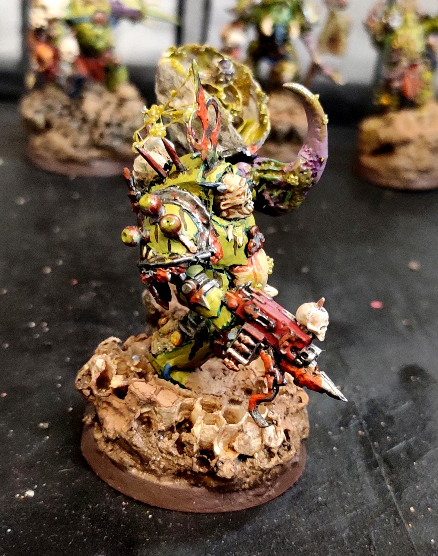 Blight, Casting, Chaos, Chaos Space Marines, Conversion, Death Guard, Decay, Disease, Glottkin, Heresy, Heretic Astartes, Infantry, Nurgle, Pestilence, Plague, Plague Marines, Rot, Rust, Sculpting, Tentacle, Terminator Armor, Traitor Legions, Warhammer 40,000, Wasp Nest