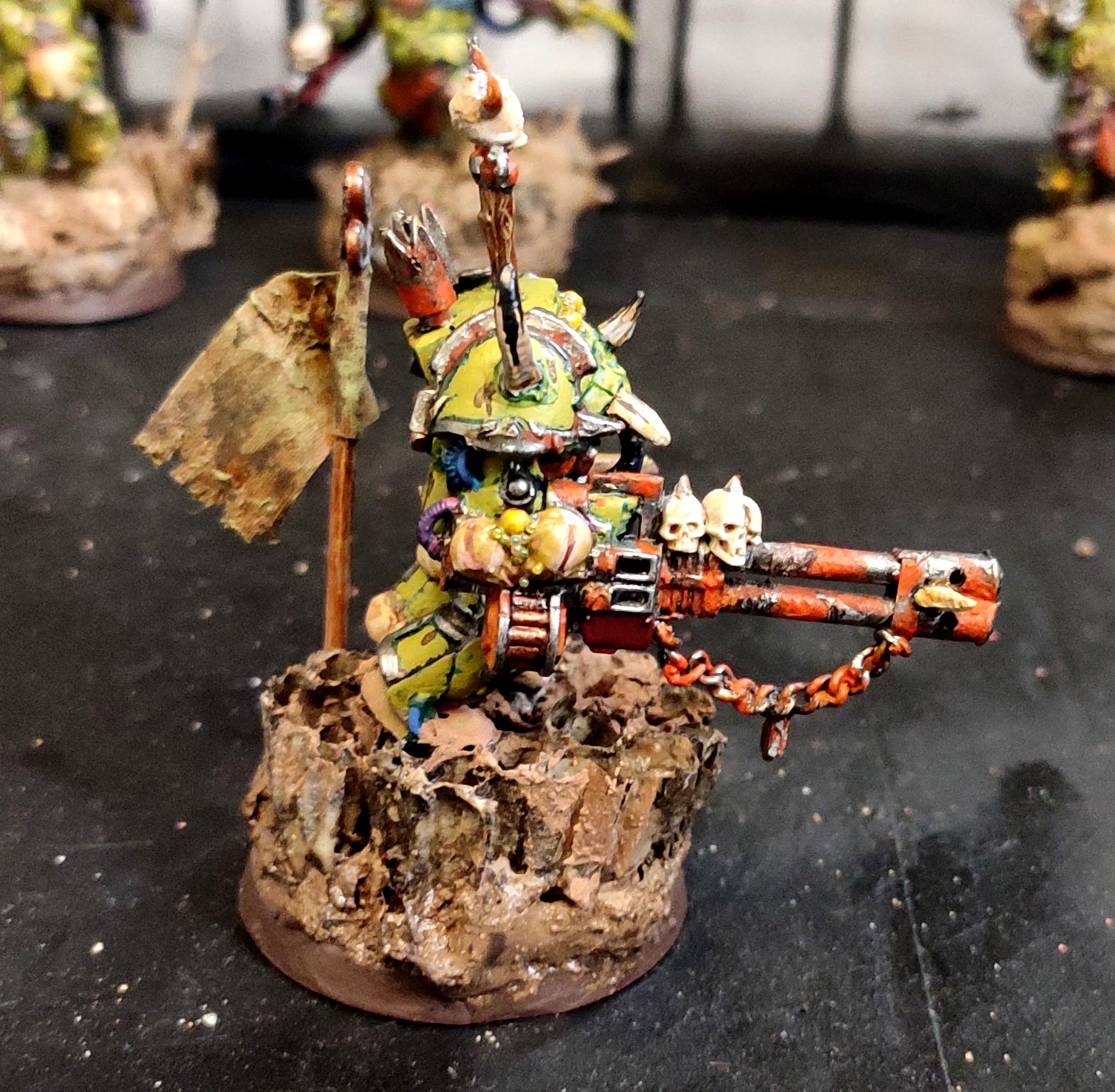Blight, Casting, Chaos, Chaos Space Marines, Conversion, Death Guard, Decay, Disease, Heresy, Heretic Astartes, Infantry, Nurgle, Pestilence, Plague, Plague Marines, Reaper Autocannon, Rot, Rust, Sculpting, Tentacle, Terminator Armor, Traitor Legions, Warhammer 40,000, Wasp Nest