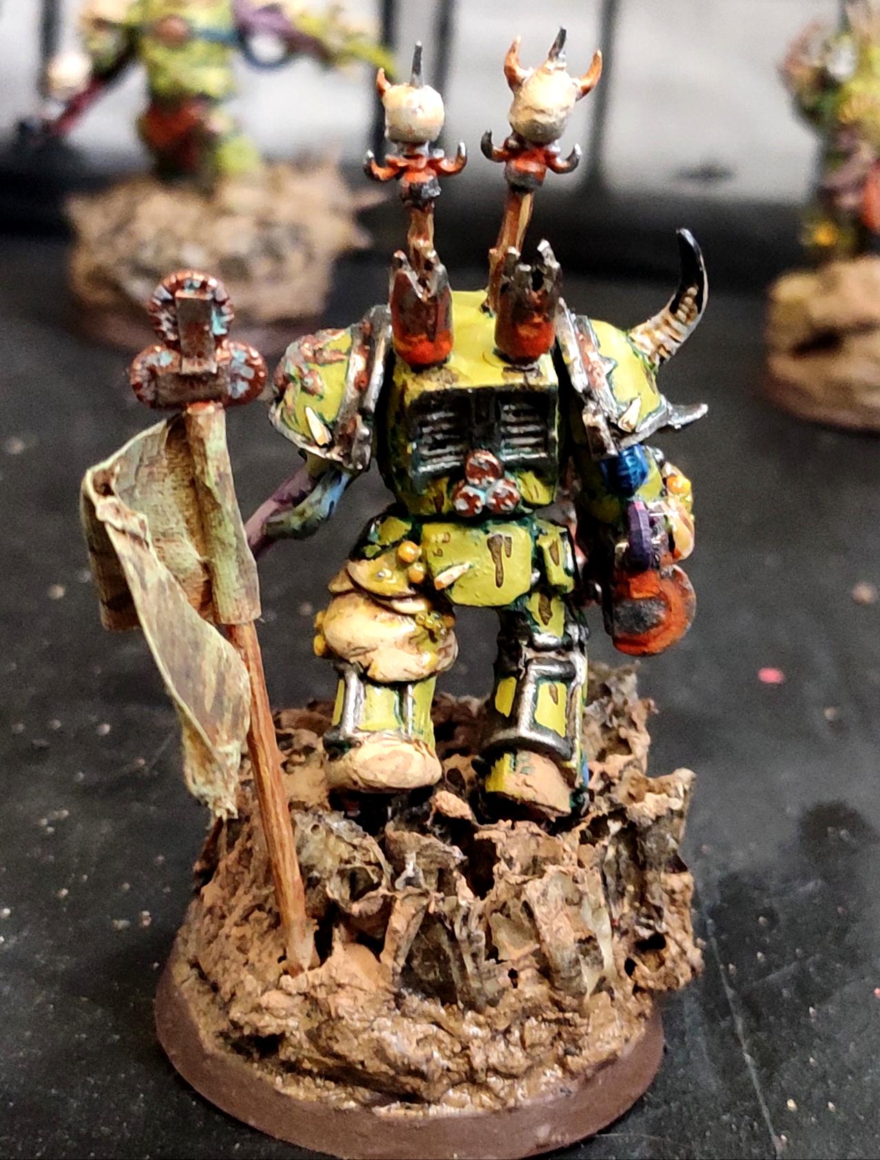 Blight, Casting, Chaos, Chaos Space Marines, Conversion, Death Guard, Decay, Disease, Heresy, Heretic Astartes, Infantry, Nurgle, Pestilence, Plague, Plague Marines, Reaper Autocannon, Rot, Rust, Sculpting, Tentacle, Terminator Armor, Traitor Legions, Warhammer 40,000, Wasp Nest