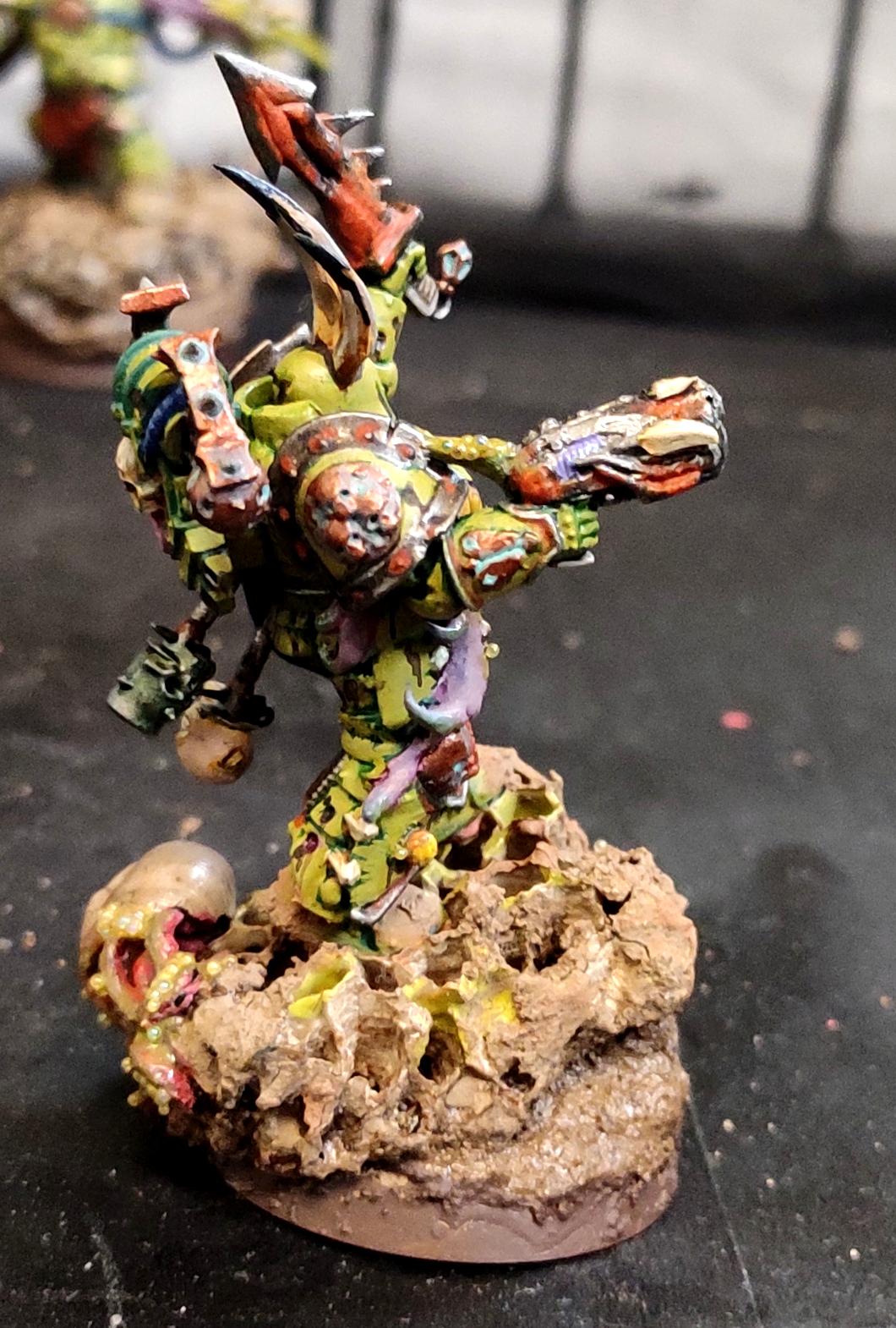 Blight, Chaos, Chaos Space Marines, Conversion, Death Guard, Decay, Disease, Heresy, Heretic Astartes, Infantry, Nurgle, Pestilence, Plague, Plague Marines, Plasma Pistol, Rot, Rust, Snail, Sword, Tentacle, Traitor Legions, Warhammer 40,000, Wasp Nest