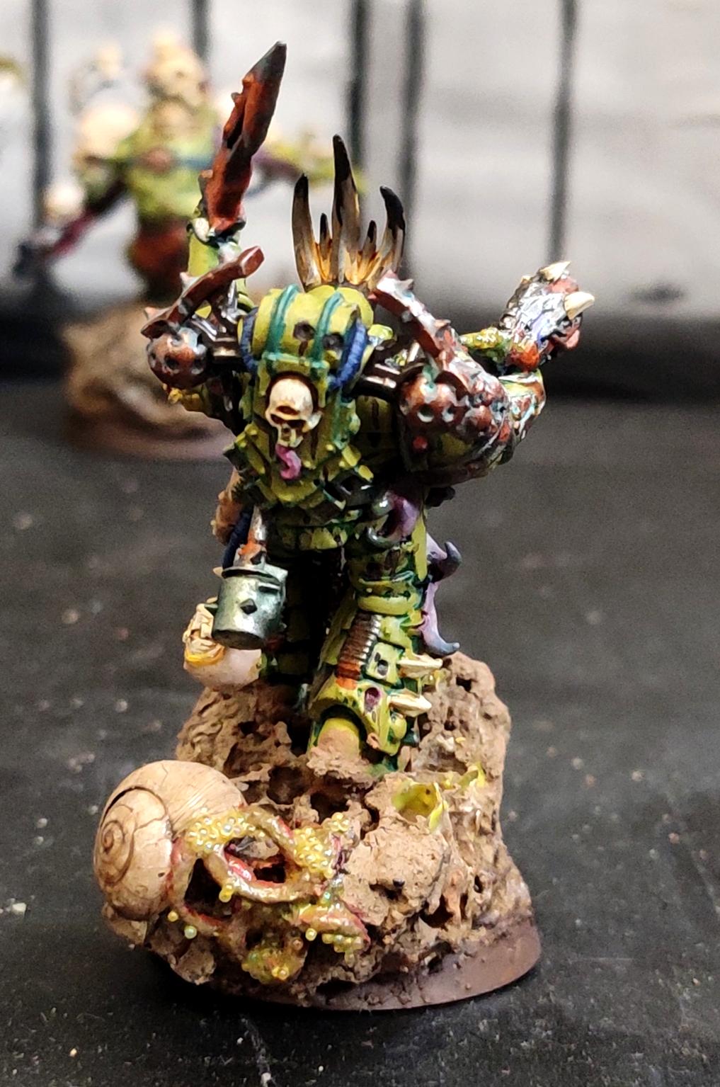 Blight, Chaos, Chaos Space Marines, Conversion, Death Guard, Decay, Disease, Heresy, Heretic Astartes, Infantry, Nurgle, Pestilence, Plague, Plague Marines, Plasma Pistol, Rot, Rust, Snail, Sword, Tentacle, Traitor Legions, Warhammer 40,000, Wasp Nest