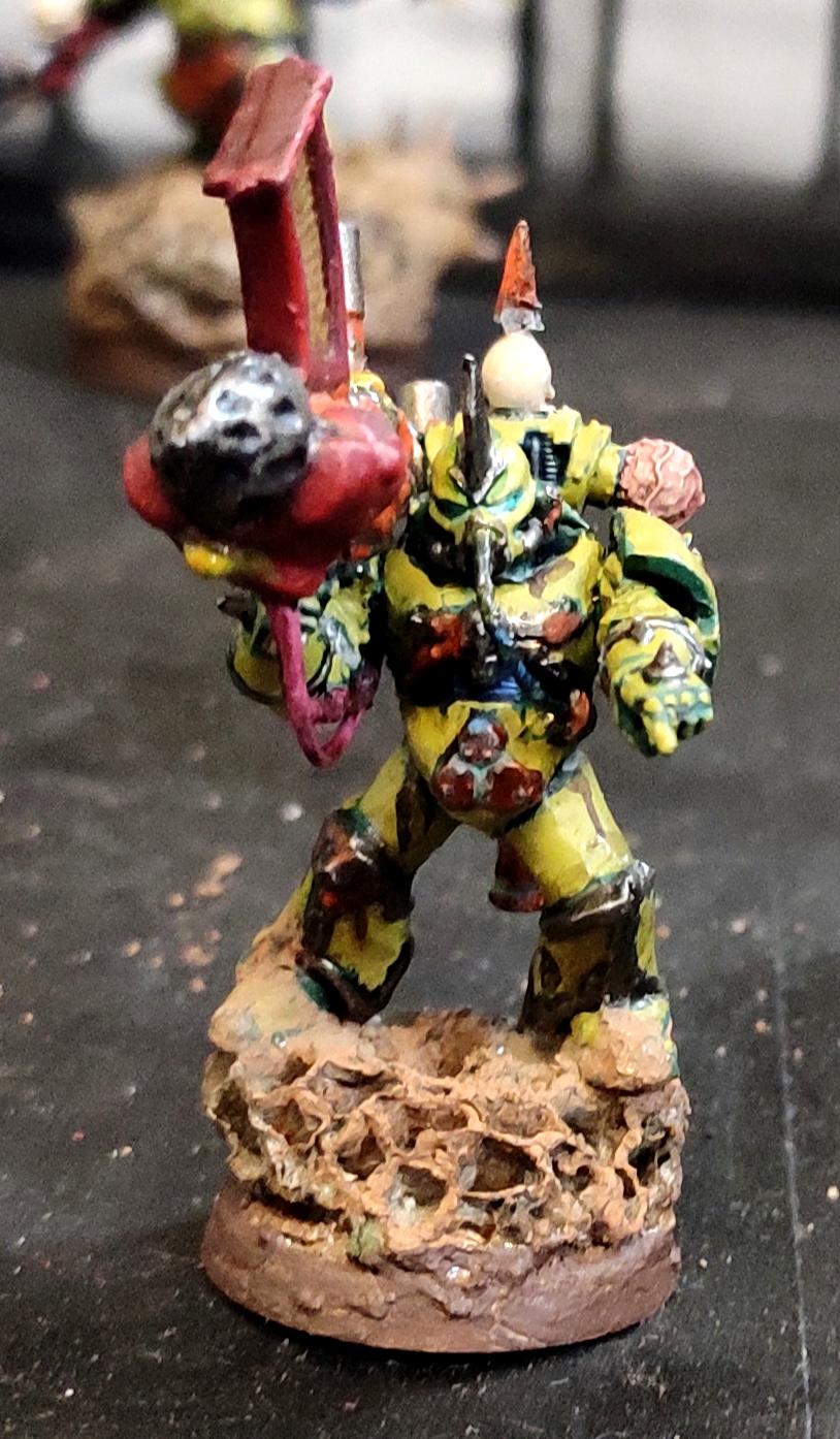 Blight, Casting, Chaos, Chaos Space Marines, Conversion, Death Guard, Decay, Disease, Heresy, Heretic Astartes, Infantry, Nurgle, Pestilence, Plague, Plague Marines, Rocket Launcher, Rot, Rust, Sculpting, Technolog, Tehnolog, Traitor Legions, Warhammer 40,000, Wasp Nest