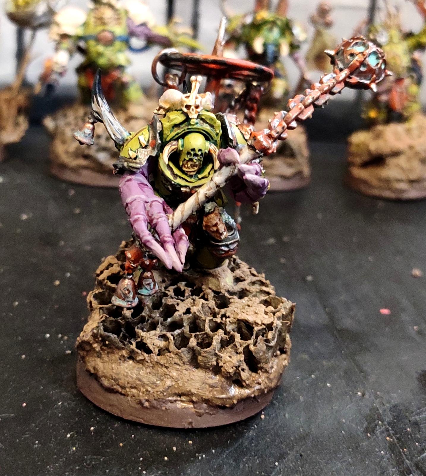 Blight, Casting, Chaos, Chaos Space Marines, Conversion, Death Guard, Decay, Disease, Flail, Glottkin, Heresy, Heretic Astartes, Infantry, Nurgle, Pestilence, Plague, Plague Marines, Rot, Rust, Sculpting, Tehnolog, Terminator Armor, Traitor Legions, Warhammer 40,000, Wasp Nest