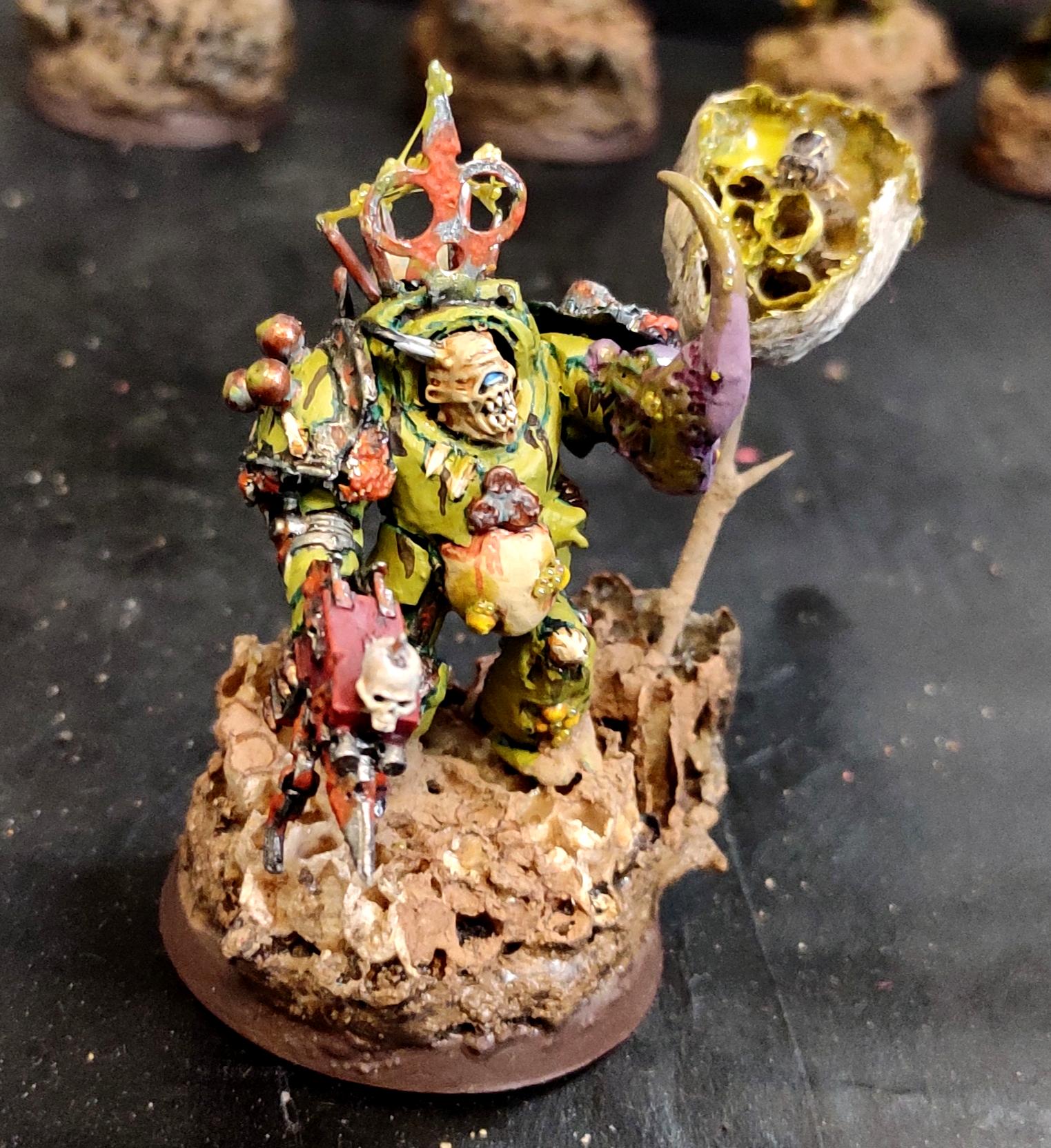 Blight, Casting, Chaos, Chaos Space Marines, Conversion, Death Guard, Decay, Disease, Glottkin, Heresy, Heretic Astartes, Infantry, Nurgle, Pestilence, Plague, Plague Marines, Rot, Rust, Sculpting, Tentacle, Terminator Armor, Traitor Legions, Warhammer 40,000, Wasp Nest
