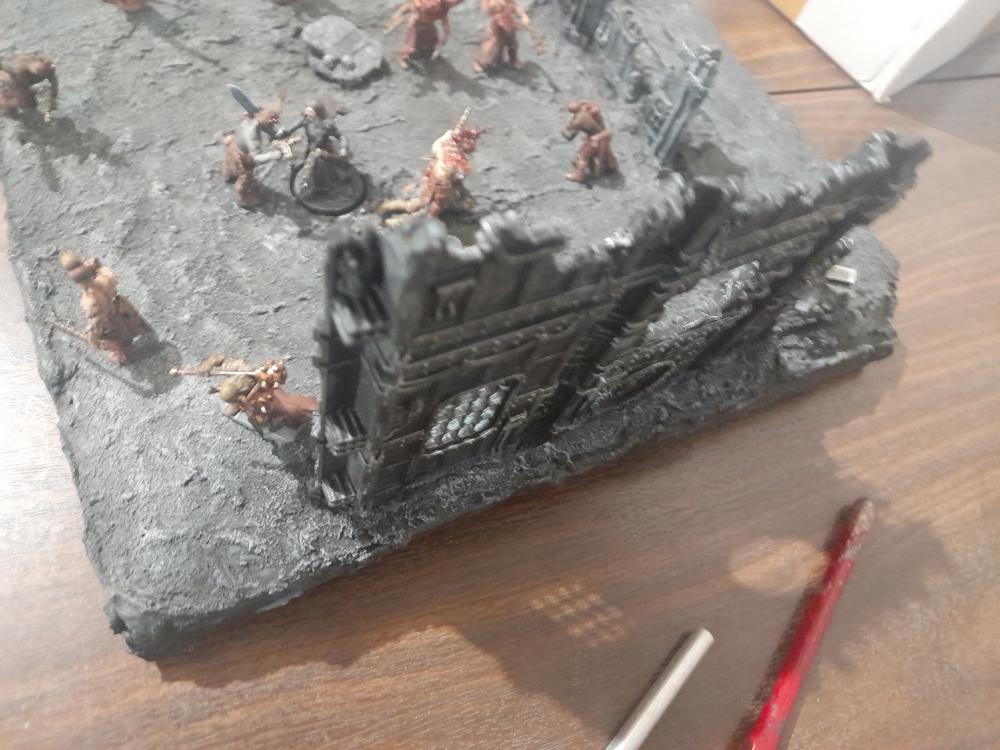 Adelana, Ambush, Attelus Kaltos, Chaos, Cultists, Diorama, Inquisition, Miniatures, Minis, Models, Original Characters, Secret War, Warhammer 40,000