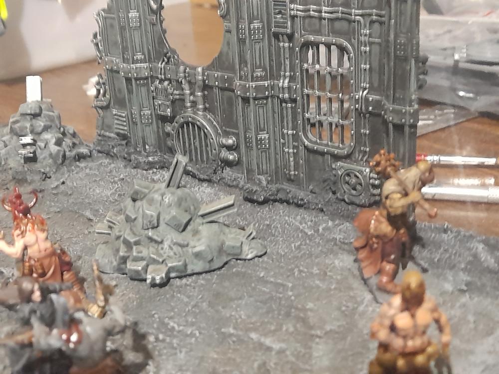 Adelana, Ambush, Attelus Kaltos, Chaos, Cultists, Diorama, Inquisition, Miniatures, Minis, Models, Original Characters, Secret War, Warhammer 40,000