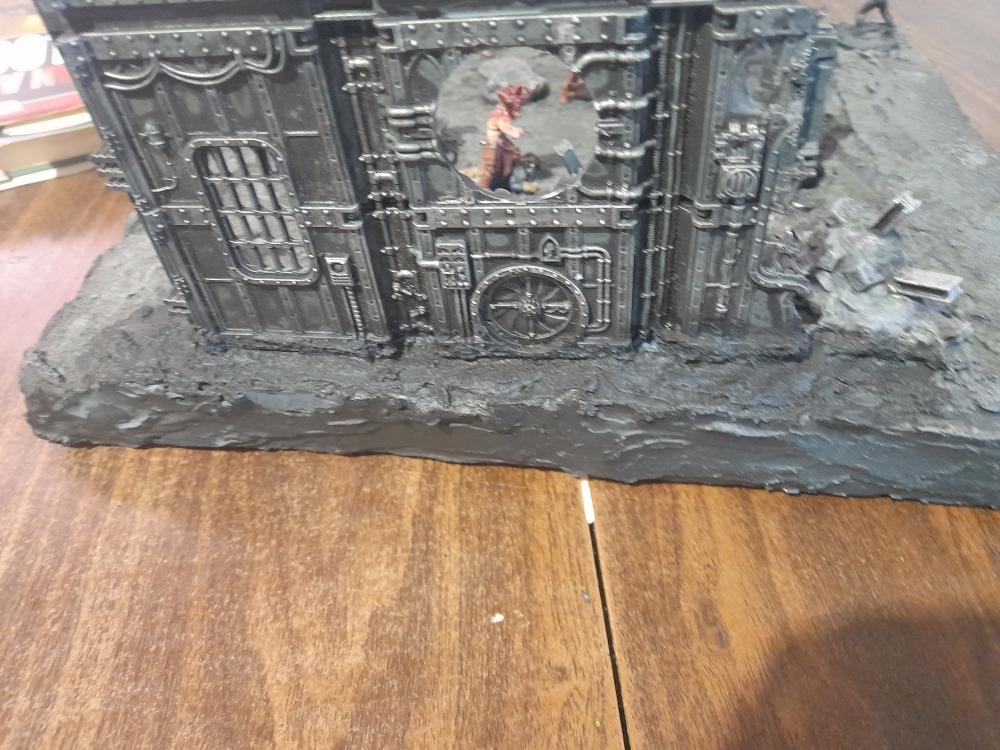 Adelana, Ambush, Attelus Kaltos, Chaos, Cultists, Diorama, Inquisition, Miniatures, Minis, Models, Original Characters, Secret War, Warhammer 40,000