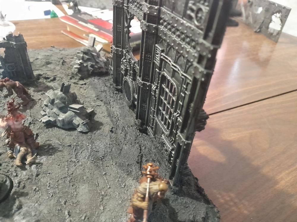 Adelana, Ambush, Attelus Kaltos, Chaos, Cultists, Diorama, Inquisition, Miniatures, Minis, Models, Original Characters, Secret War, Warhammer 40,000