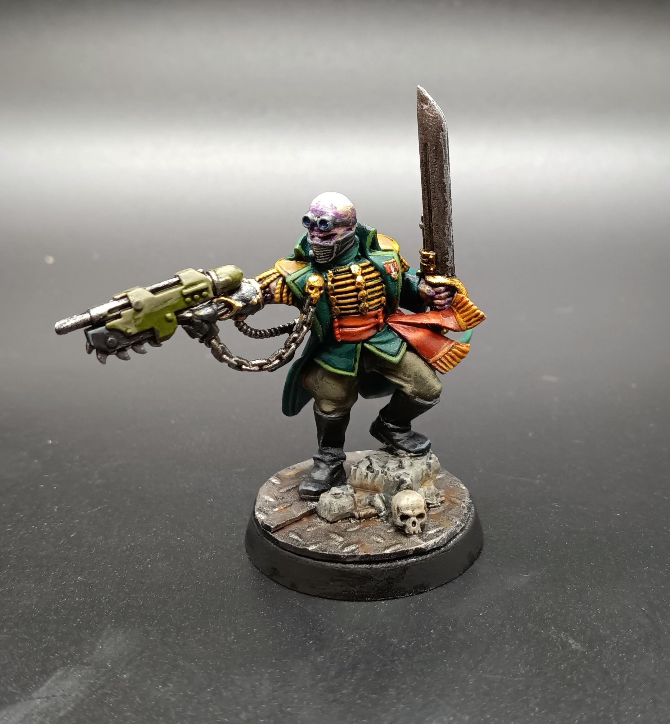 Commissar, Conversion, Genestealer Cult, Gsc, Primus