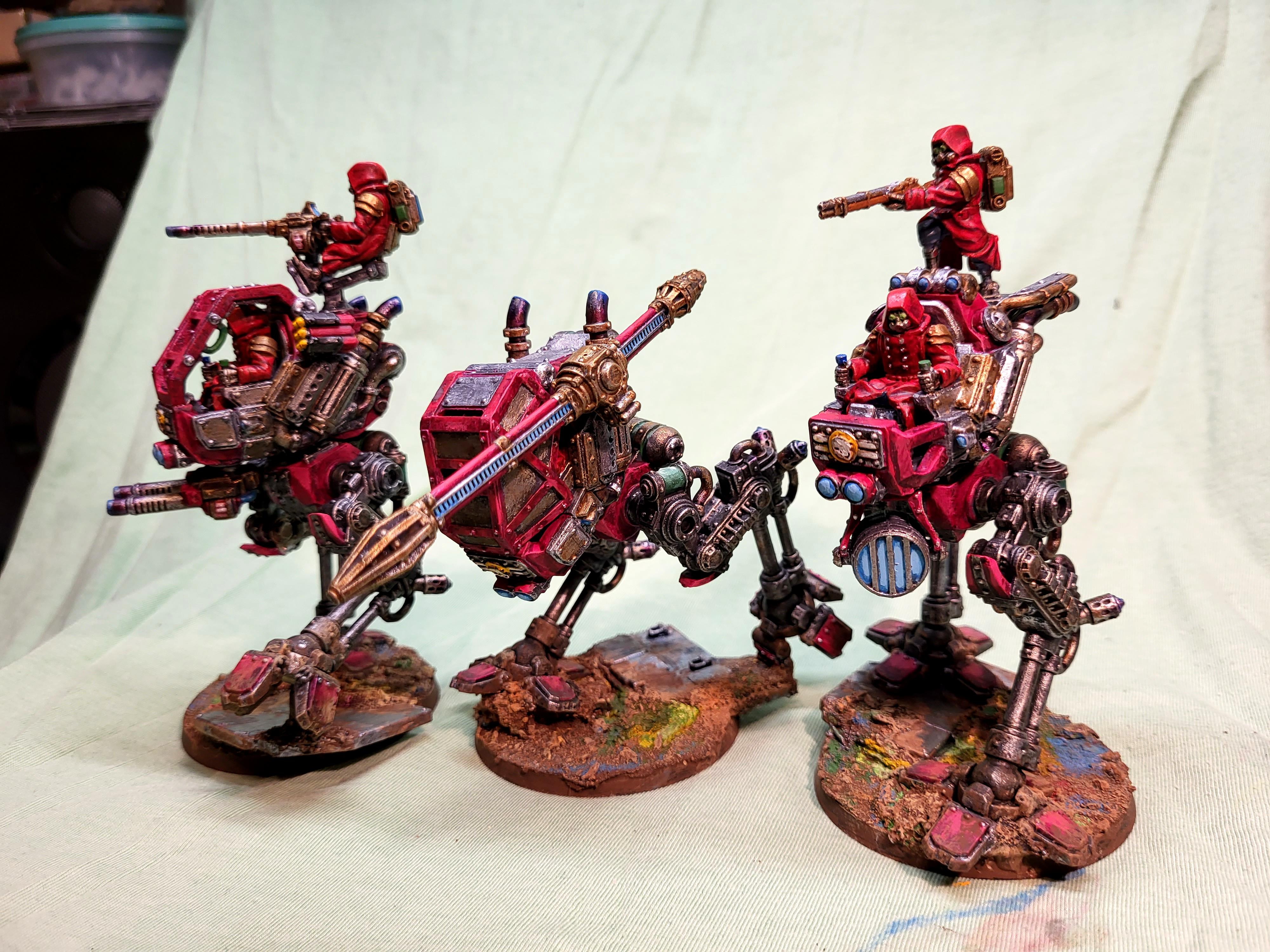 Light Walker, Painted, Scavengers, Scout Walker, Station Forge