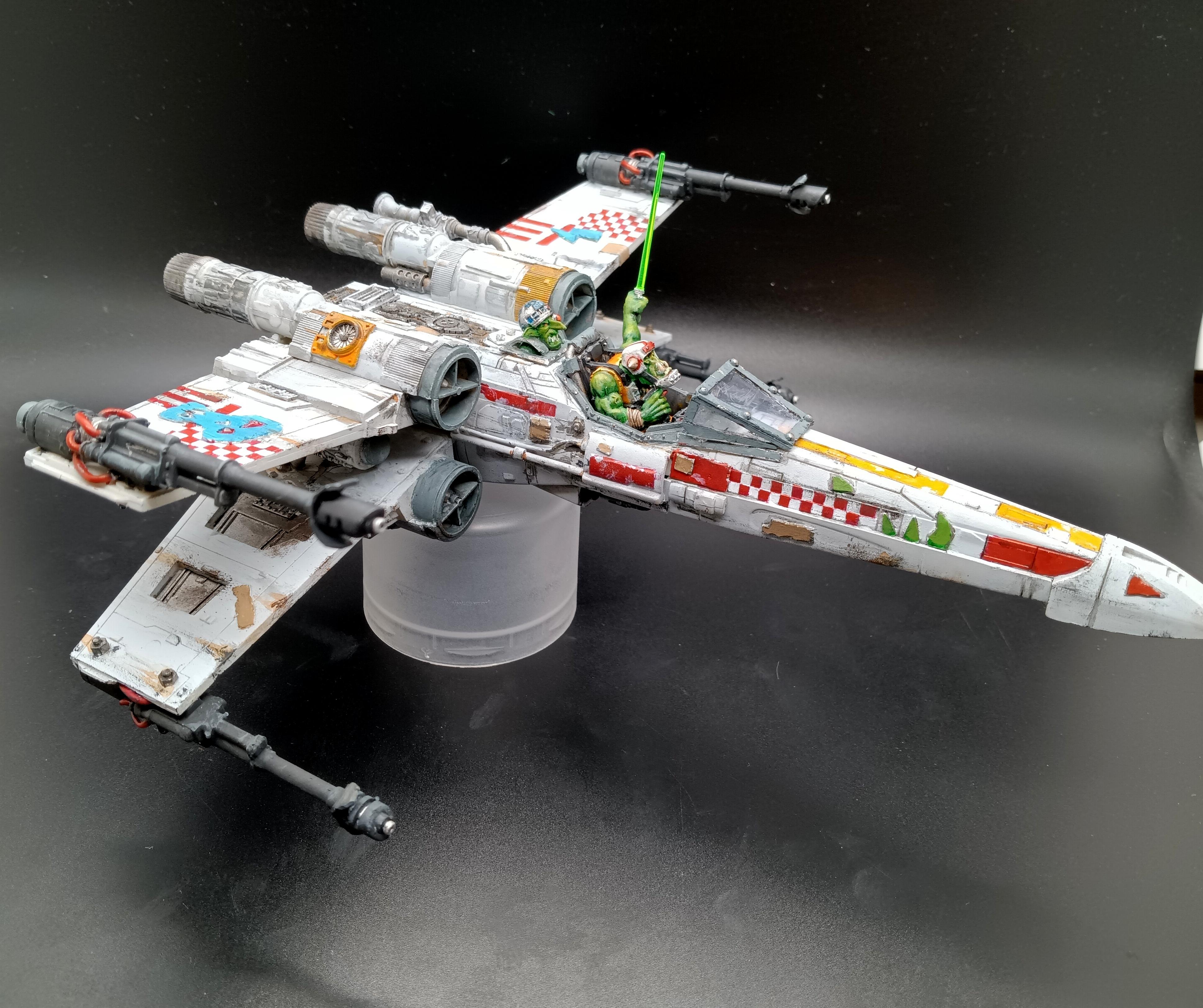 Conversion, Dakkajet, Flyer, Orks, X-Wing