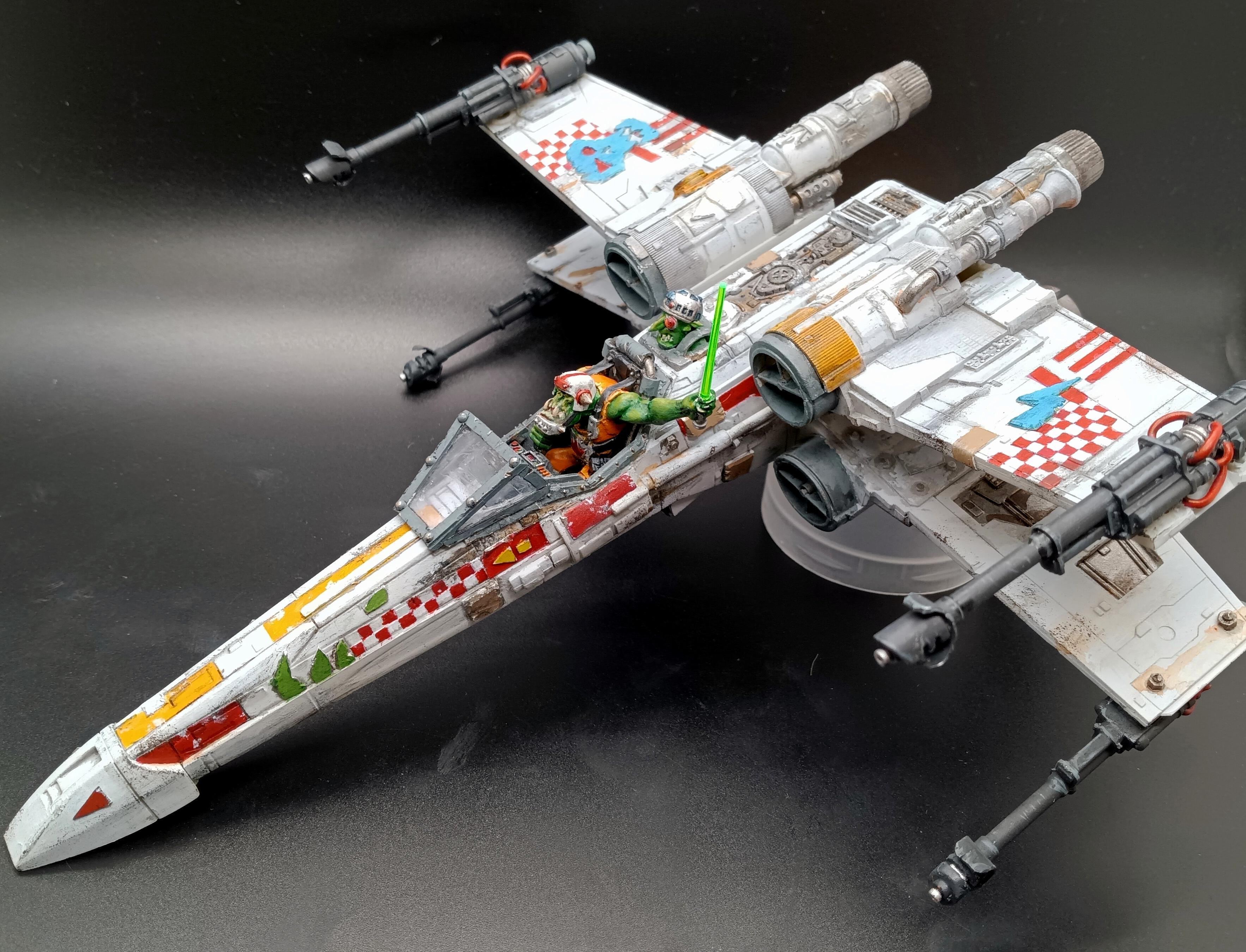 Conversion, Dakkajet, Flyer, Orks, X-Wing