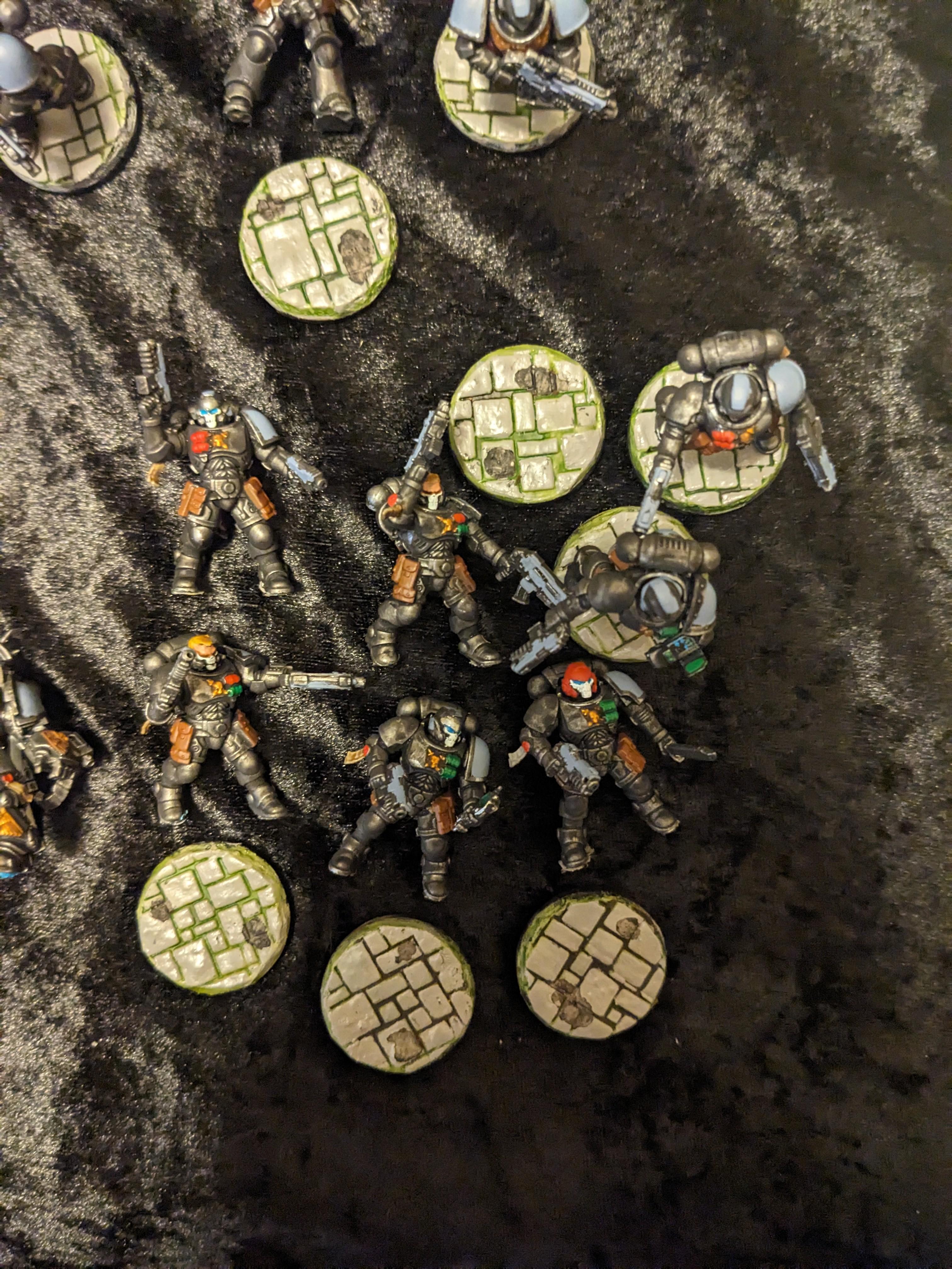 painted space marine army 3