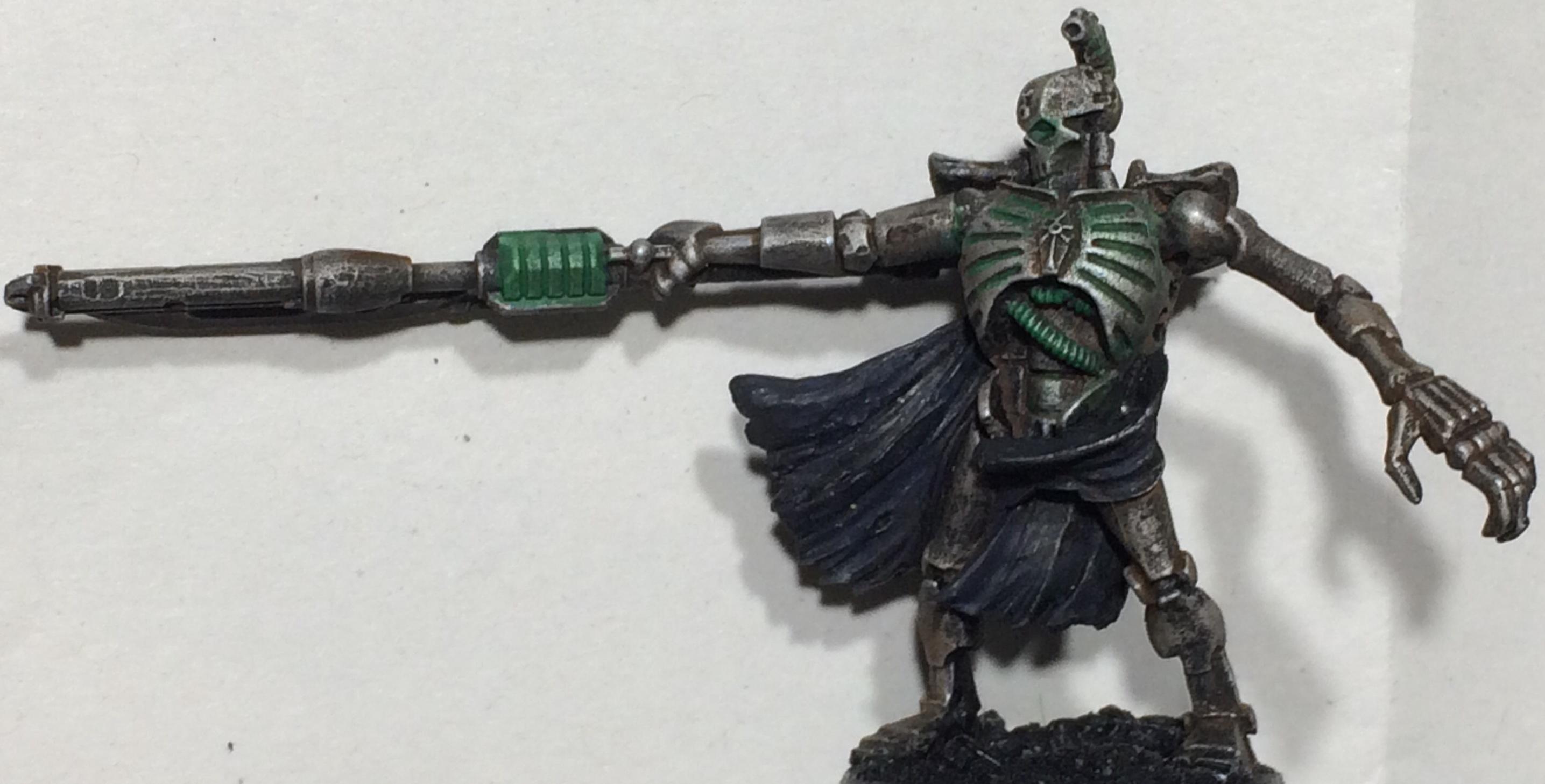 Conversion, Gaukler, Lord, Metallic, Necrons, Scratch Build, Skeletons, Undead, Warriors