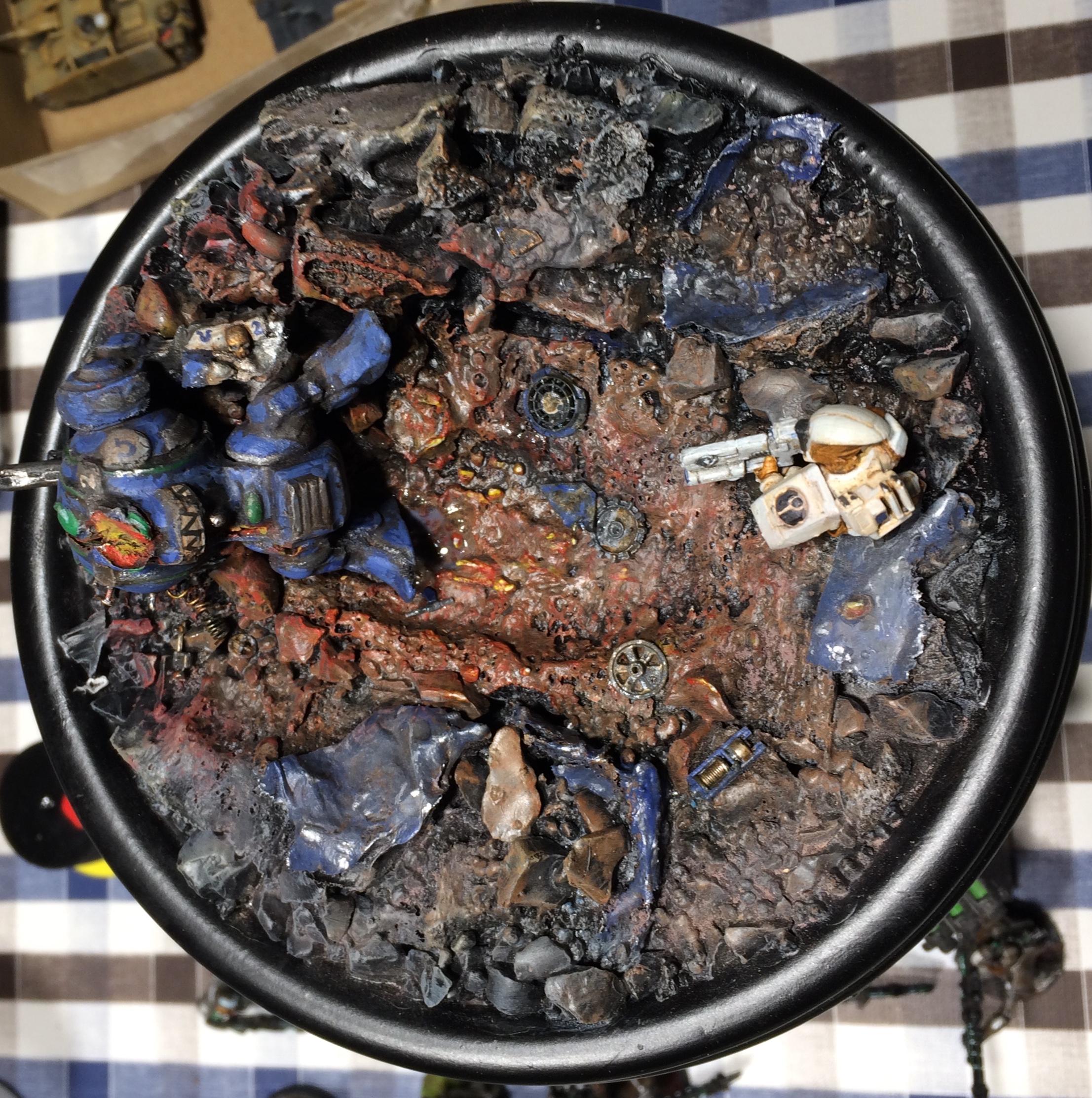 Action, Diorama, Dreadnought, Fight, Oldhammer, Powerful, Super, Tau, Versus, Vingette, Weapon