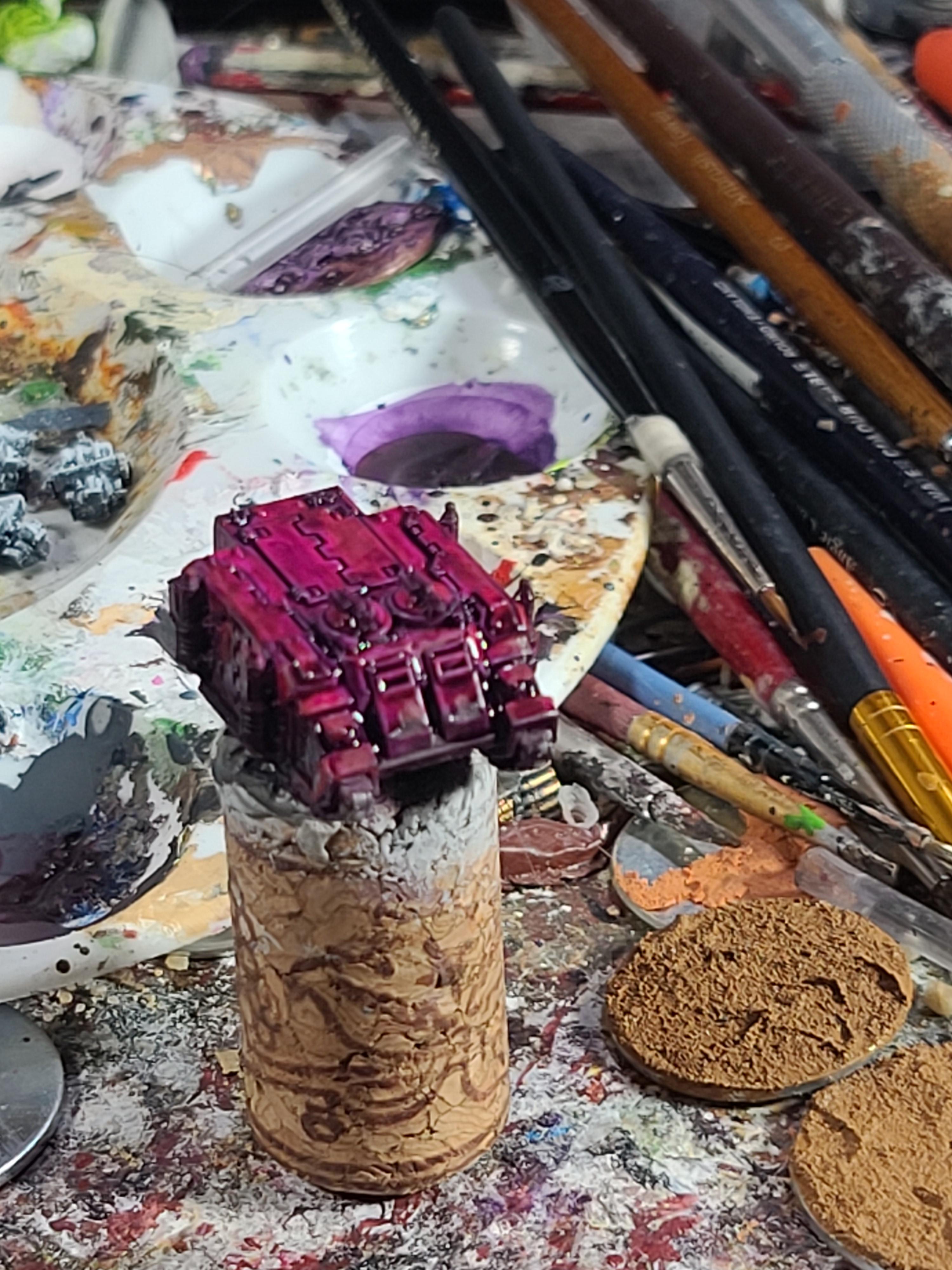 30k, 6mm, 8mm, Games Workshop, Legions Imperialis, Paint Test Dummy, Rhino