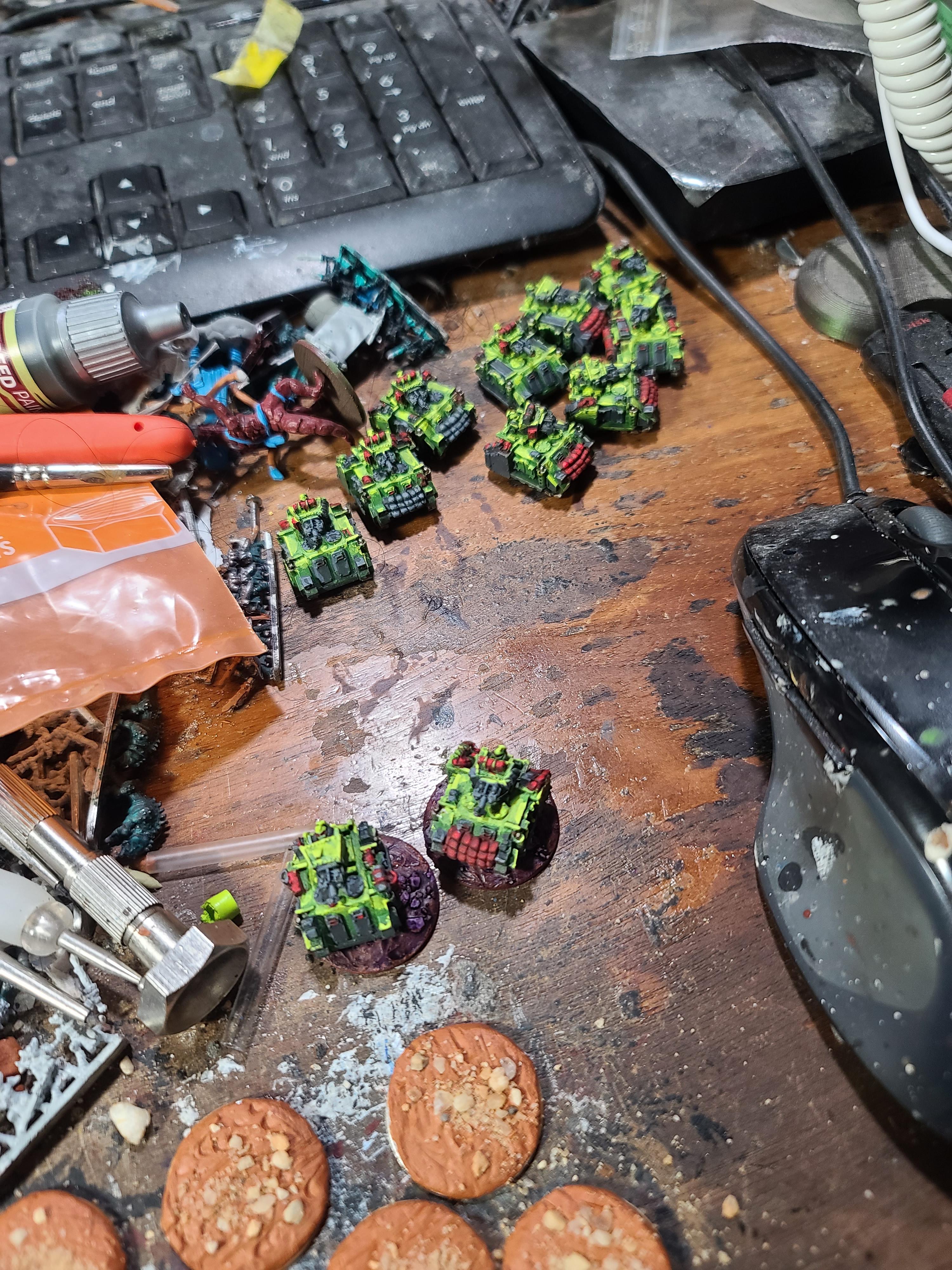 6mm, Base, Epic, Epic Armageddon, Games Workshop, Razorback, Salamanders, Space Marines, Warhammer 40,000