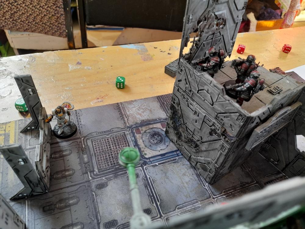 Adelana Helgen, Arlathan Karkin, Attelus Kaltos, Chaos, Chaos Space Marines, Duck Knights, Firefight, Grimdark Future, Havoc Brothers, Inquisition, Karmen Kons, Minis, Skirmish, Storm Troopers