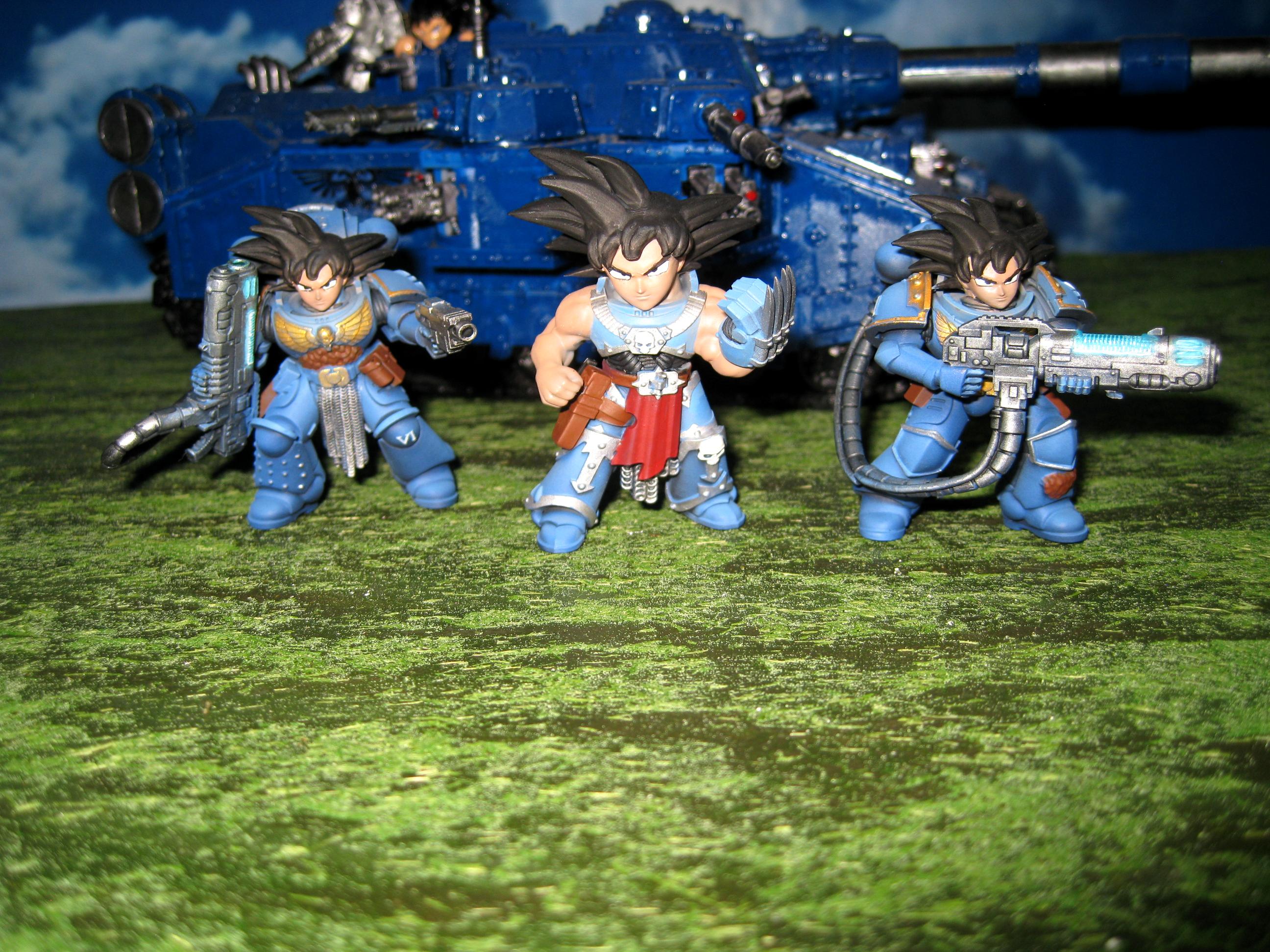 Dragonball, Humor, Space Marines