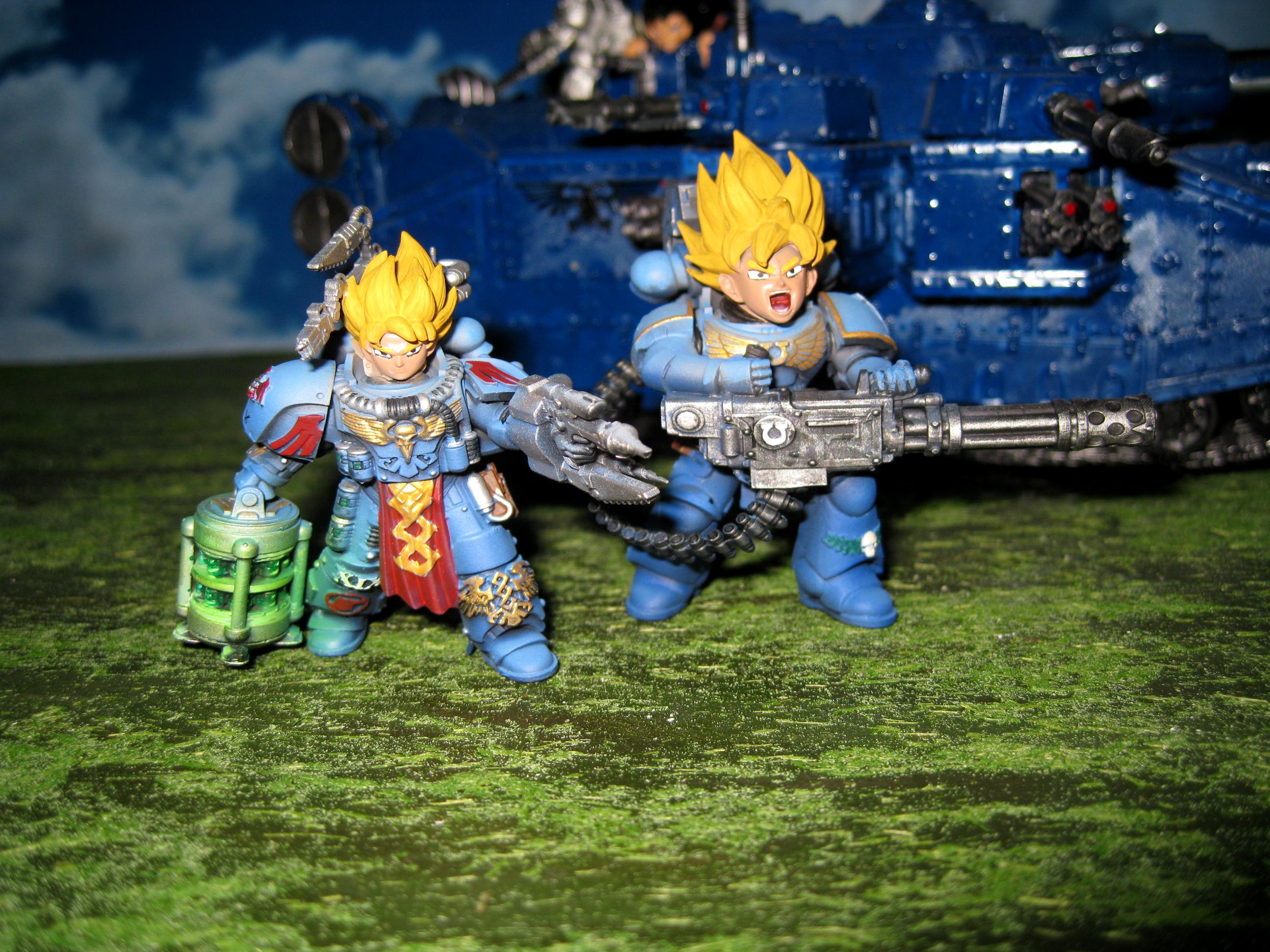 Dragonball, Humor, Space Marines