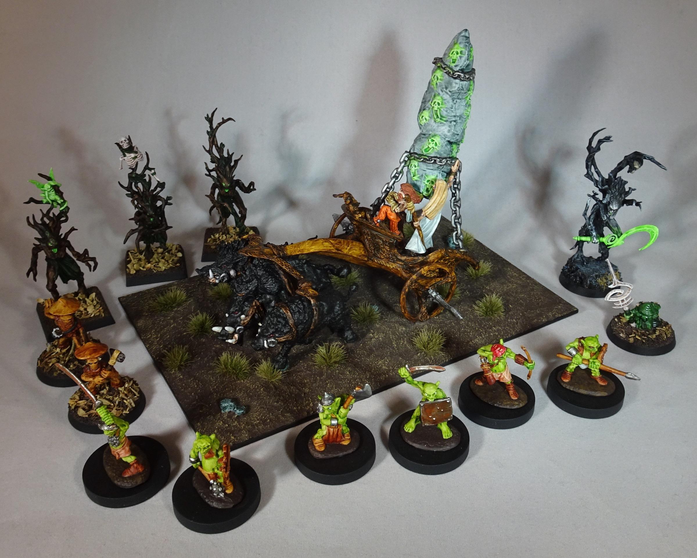 Chariot, Dryads, Warhammer Fantasy, Wood Elves