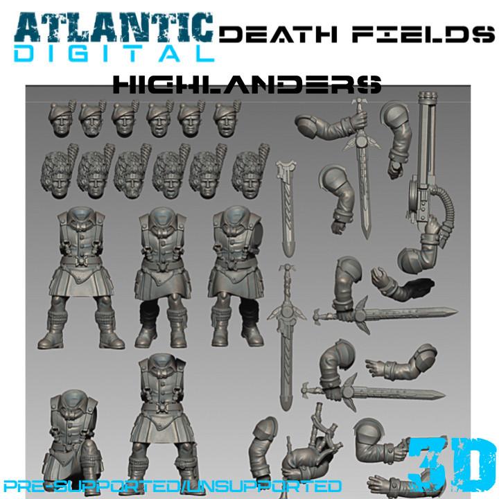 3d Print, Highlander, Scottish, Wargames Exclusive