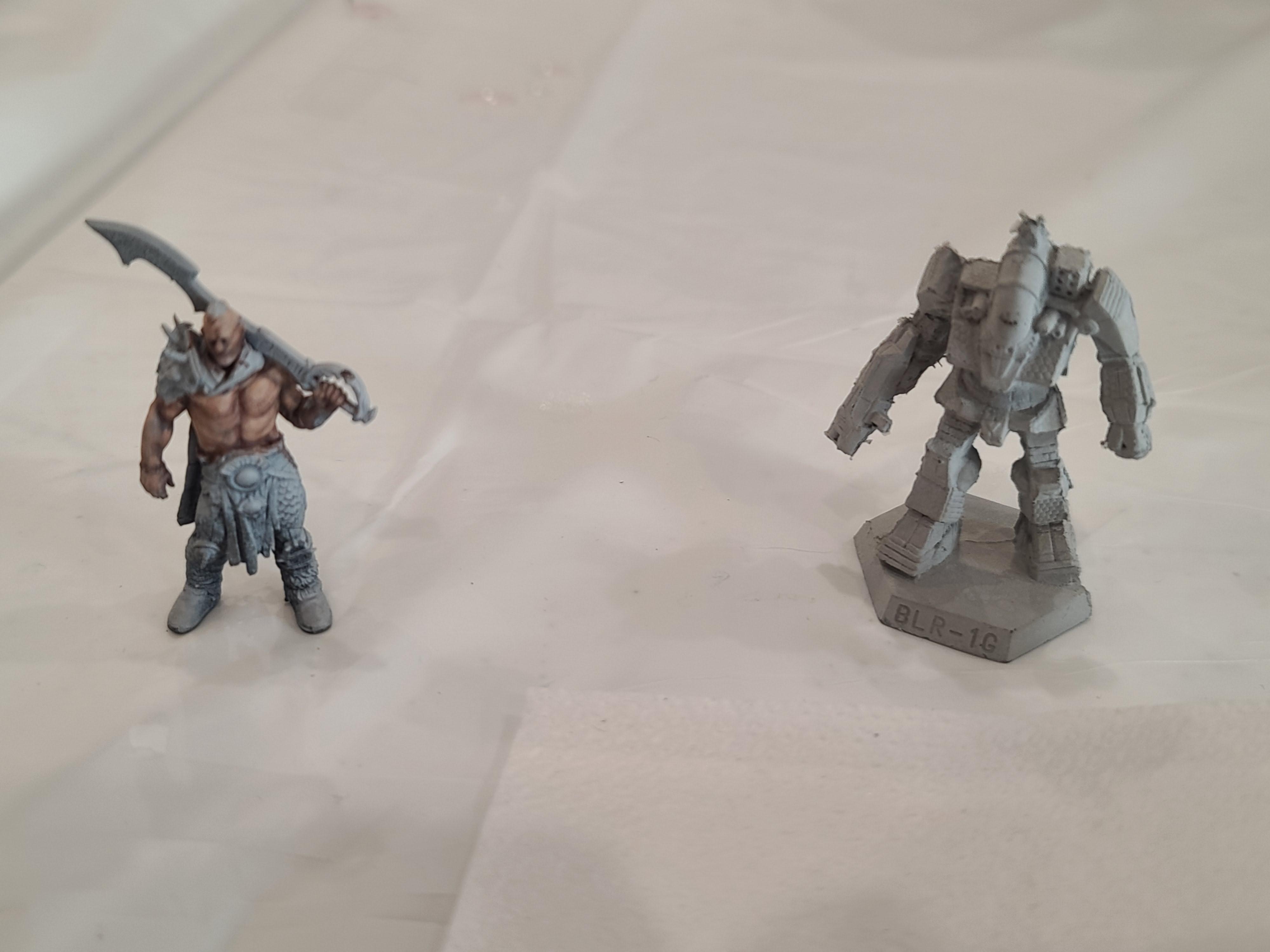 3d Printed, Barbarian, Battlemaster, Battletech, Catalyst Game Labs, Fasa, Hobby U, Mecha, Swordsman