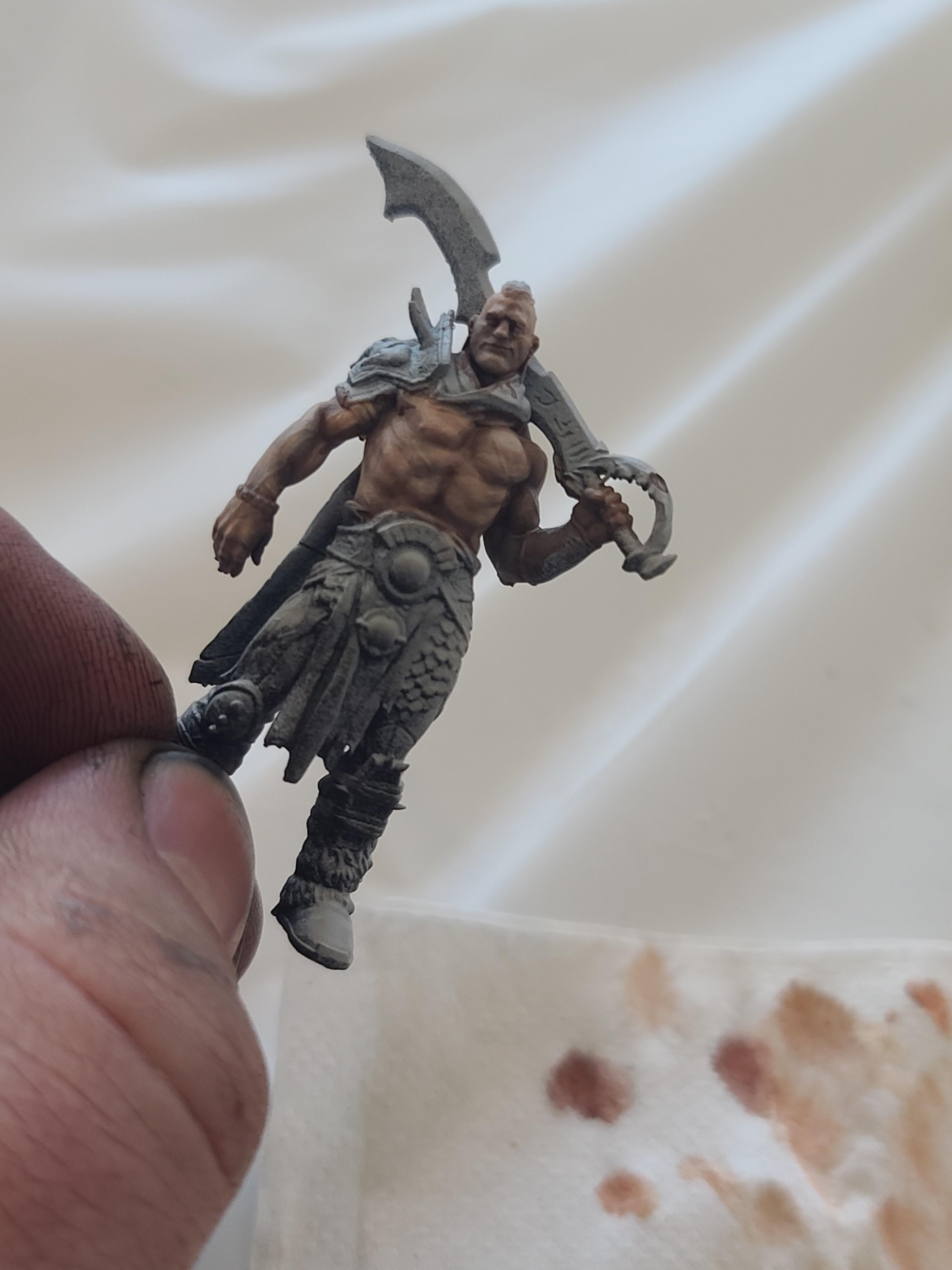 3d Printed, Barbarian, Hobby U, Swordsman