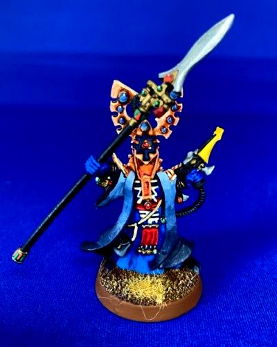 Asuryani, Craftworld, Craftworlder, Doom, Eldar, Farseer, Jes Goodwin, Oldhammer, Painted, Shining Spear, Third Edition