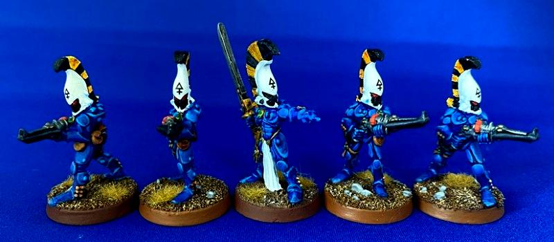 Alaitoc, Asuryani, Craftworld, Craftworlder, Dire Avengers, Doom, Eldar, Exarch, Jes Goodwin, Oldhammer, Painted, Rogue Trader Eldar, Third Edition