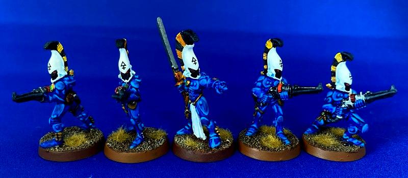 Alaitoc, Asuryani, Craftworld, Craftworlder, Dire Avengers, Doom, Eldar, Exarch, Jes Goodwin, Oldhammer, Painted, Rogue Trader Eldar, Third Edition